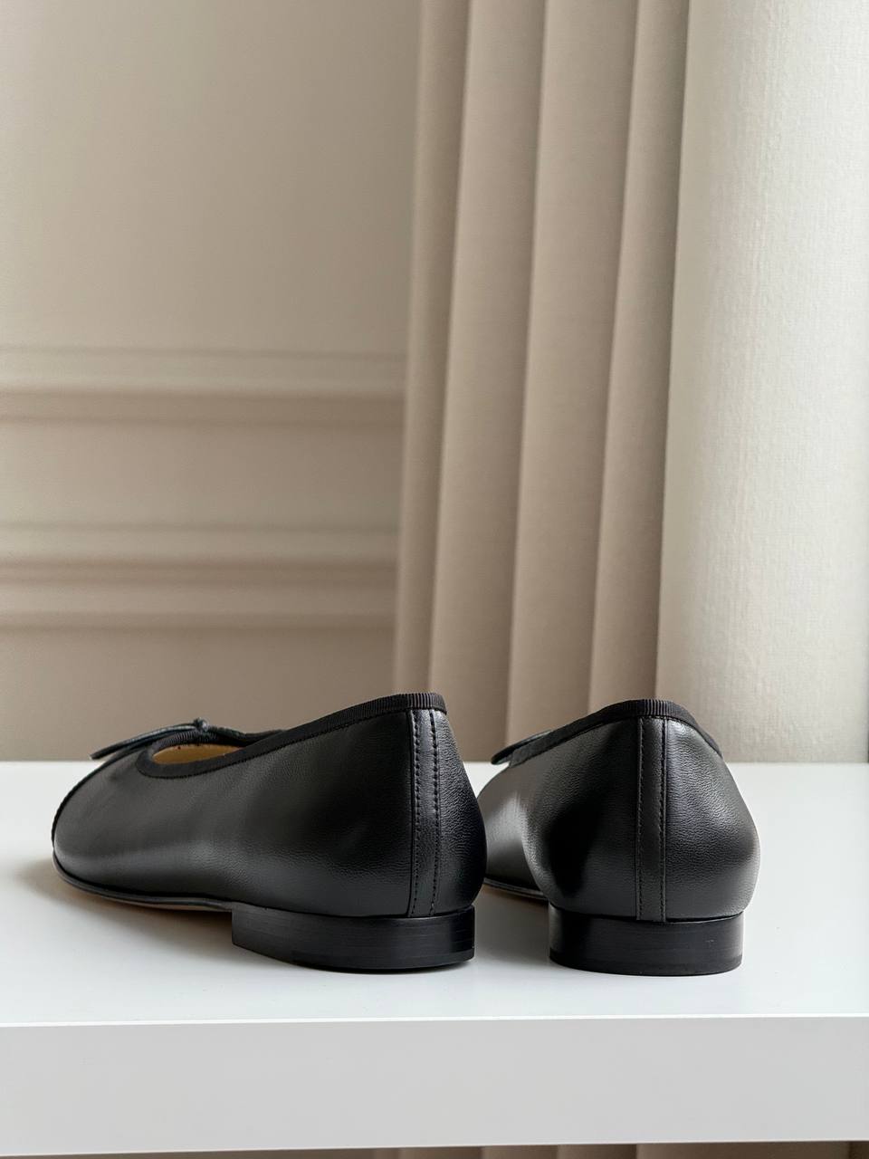 CHANEL Classic Cap-Toe Ballerina Flats