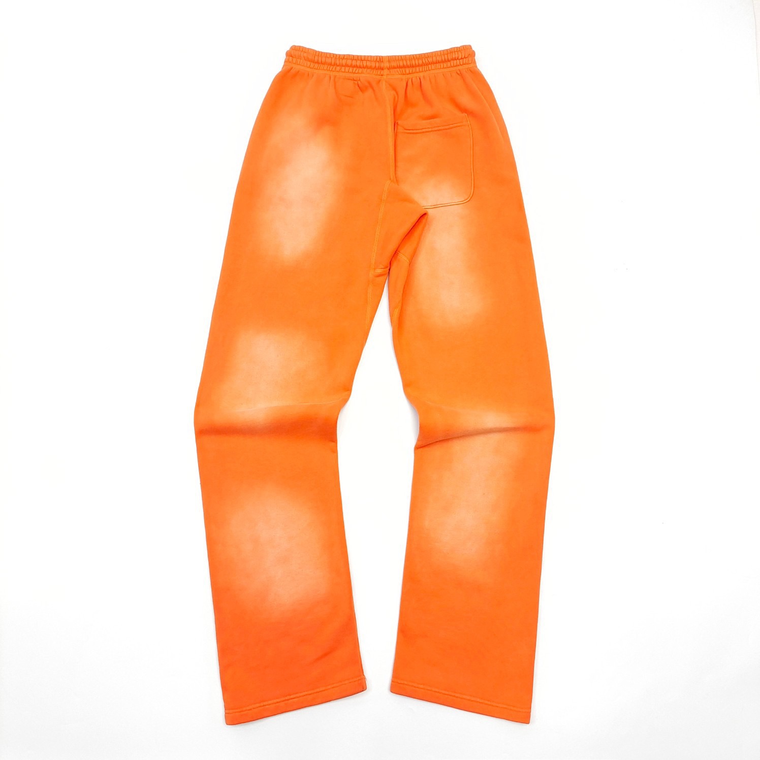 1:1 Version Faded Letters Pants Orange Color