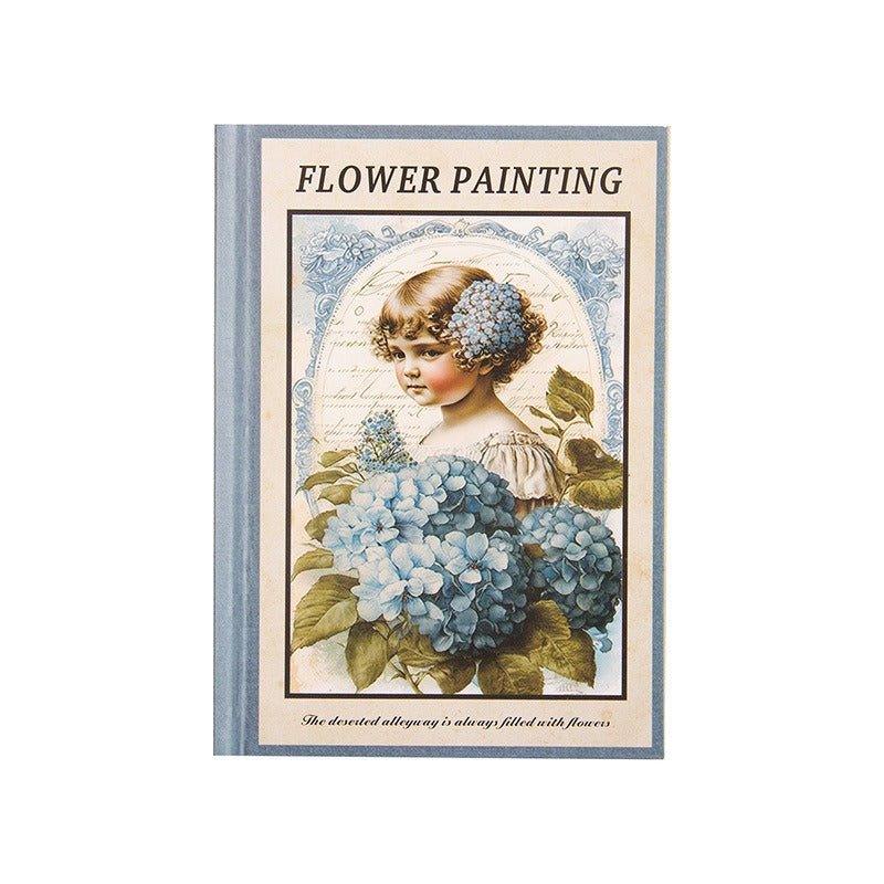 2075 Flower Painting Book Page Series