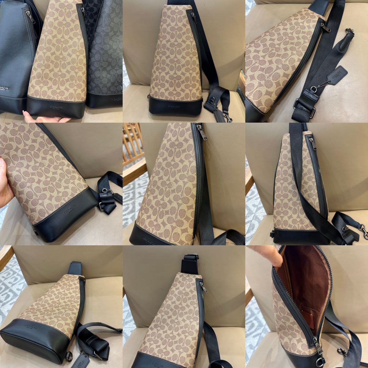 Men Handbag CY801 CY803 CY804 Dominic Backpack Chest Bag