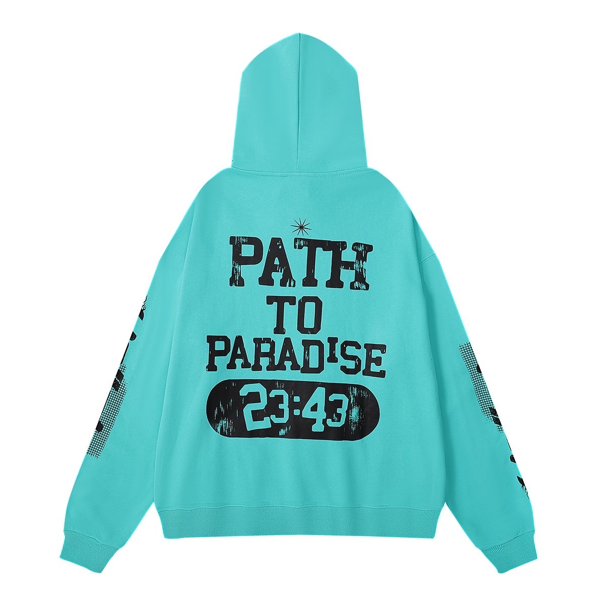 Hellstar Twin Angel Wings Printed Cotton Casual Sweatshirt