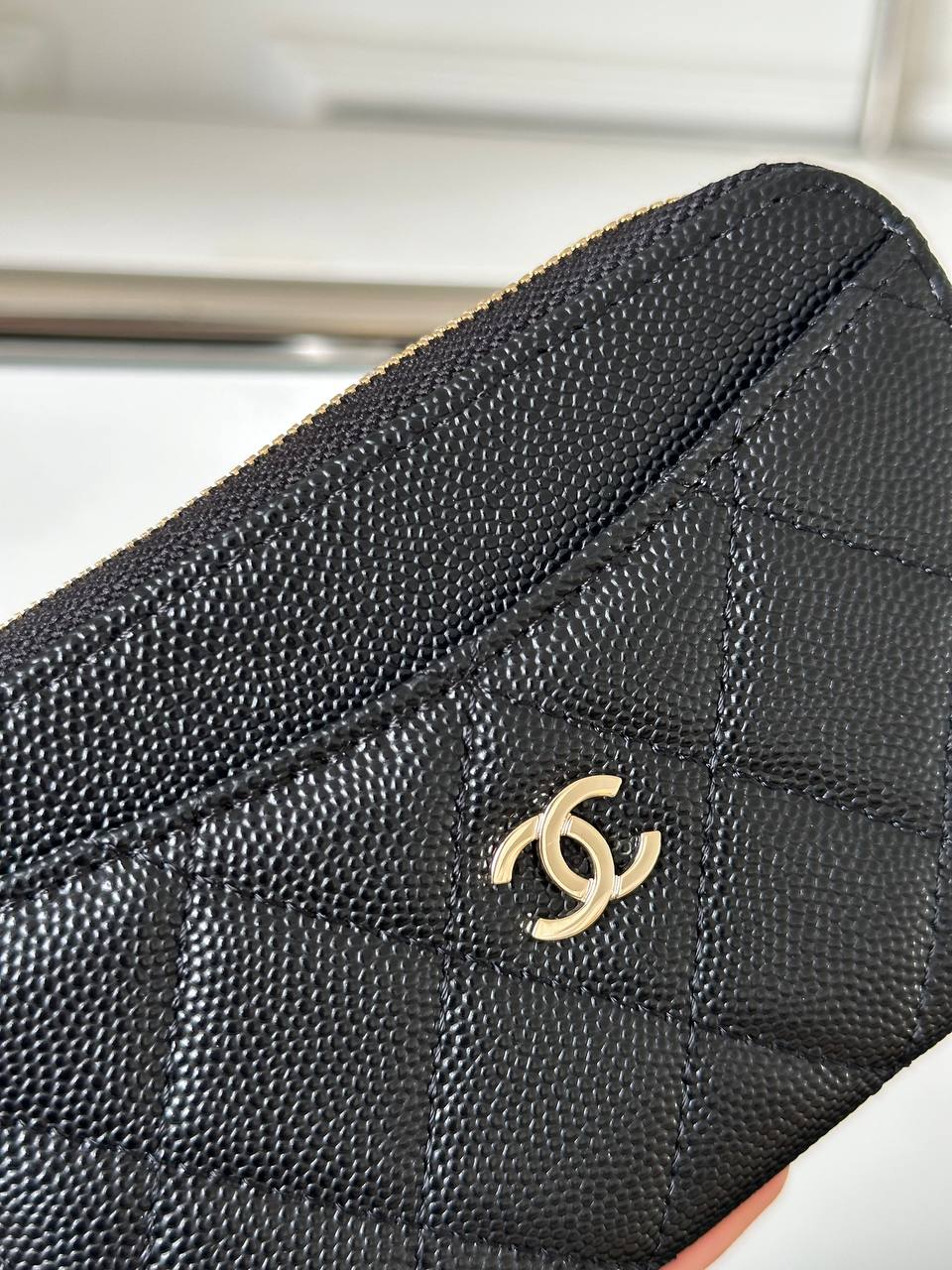 CHANEL Classic Quilted Zipped Coin Purse