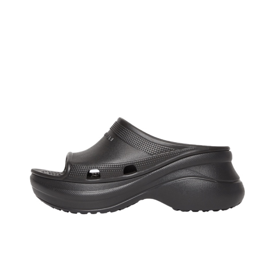 Balenciaga Pool Crocs Rubber Platform Slippers  Slide Sandal