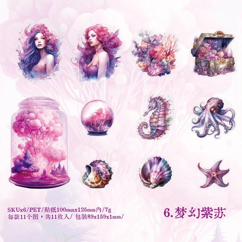 1150 Sticker Pack Deep Sea Shimmer Series