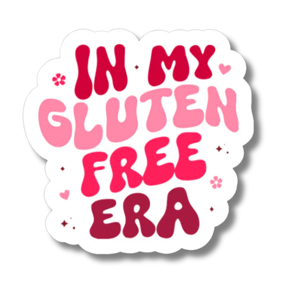 In My Gluten Free Era Sticker (White)