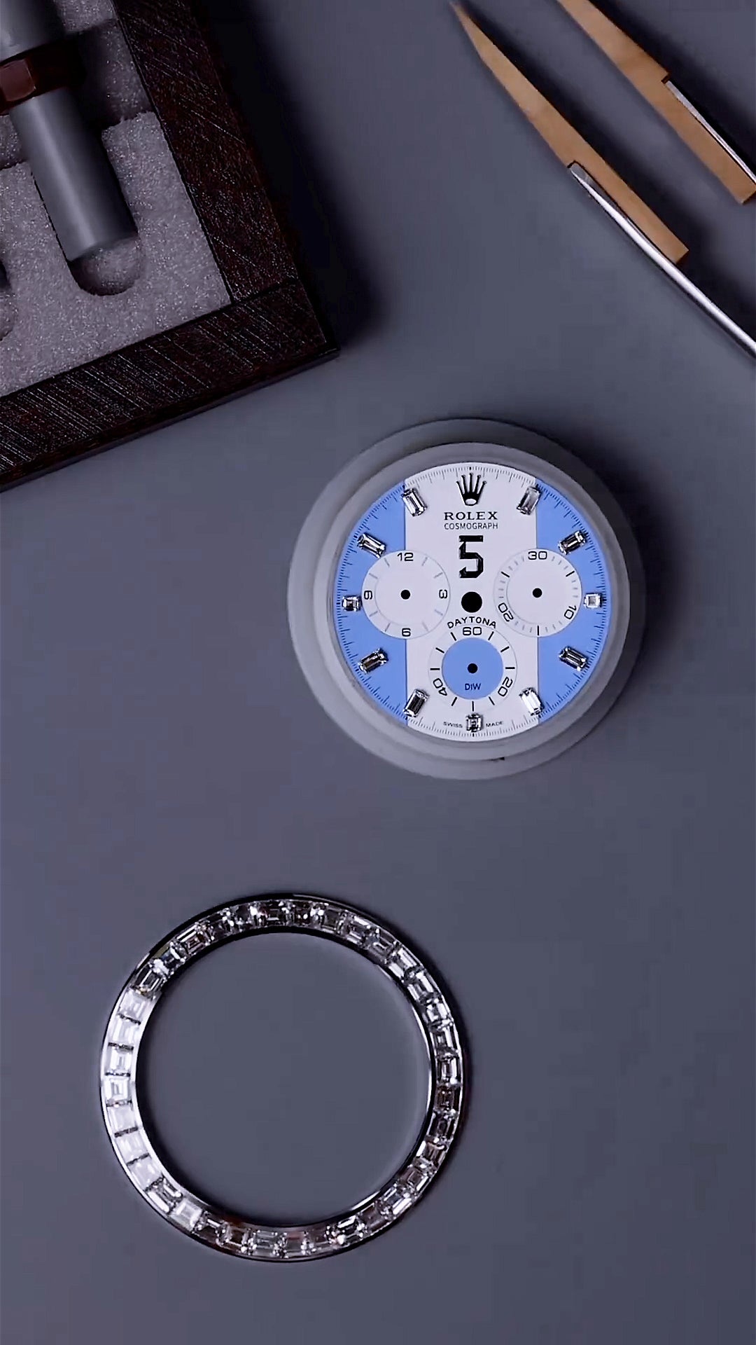 DiW Rolex Daytona LEANDRO PAREDES Diamond Bezel【1:1 Replica】
