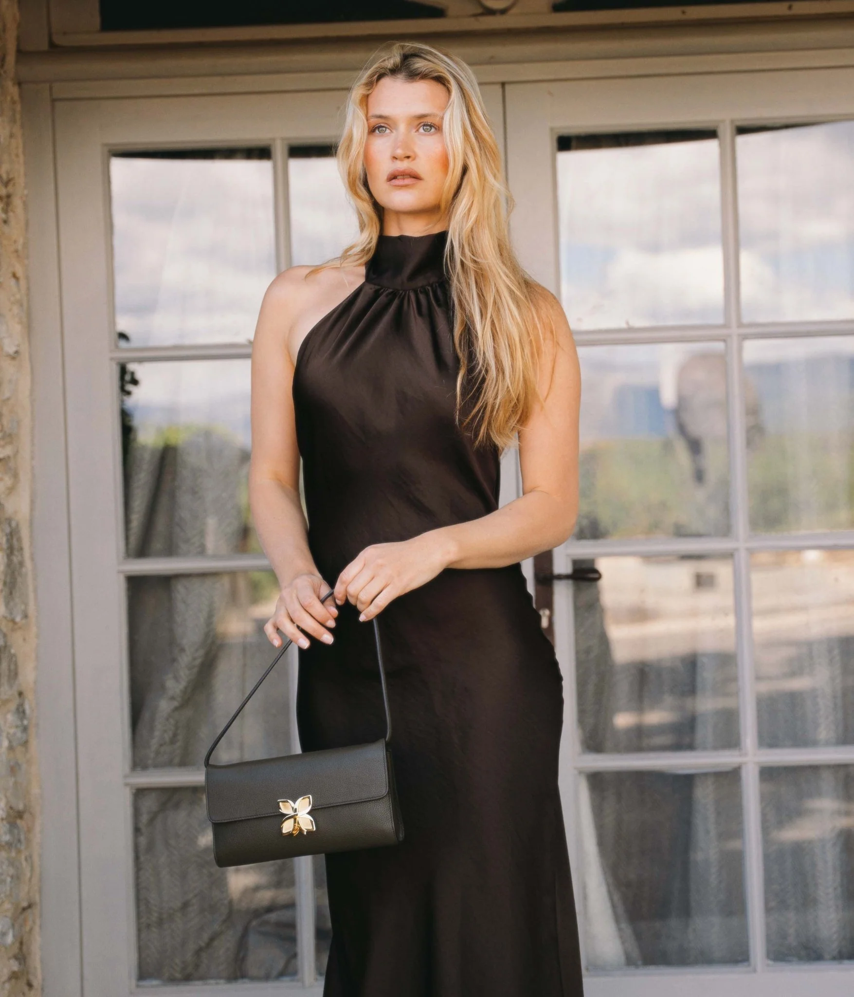Hortensia Clutch | Vert Olive