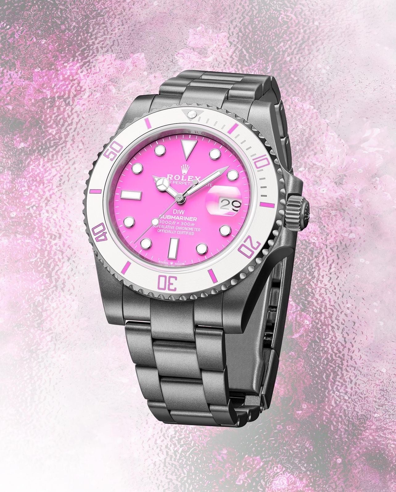 DiW Rolex Submariner FUCHSIA【1:1 Replica】