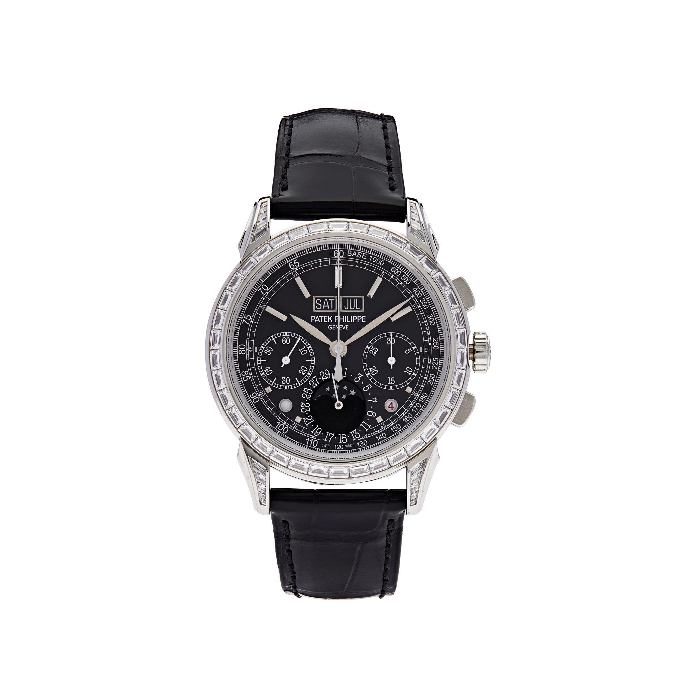 Patek Philippe Perpetual Calendar Grand Complications Platinum Black Dial 5271P-001【1:1 Replica】
