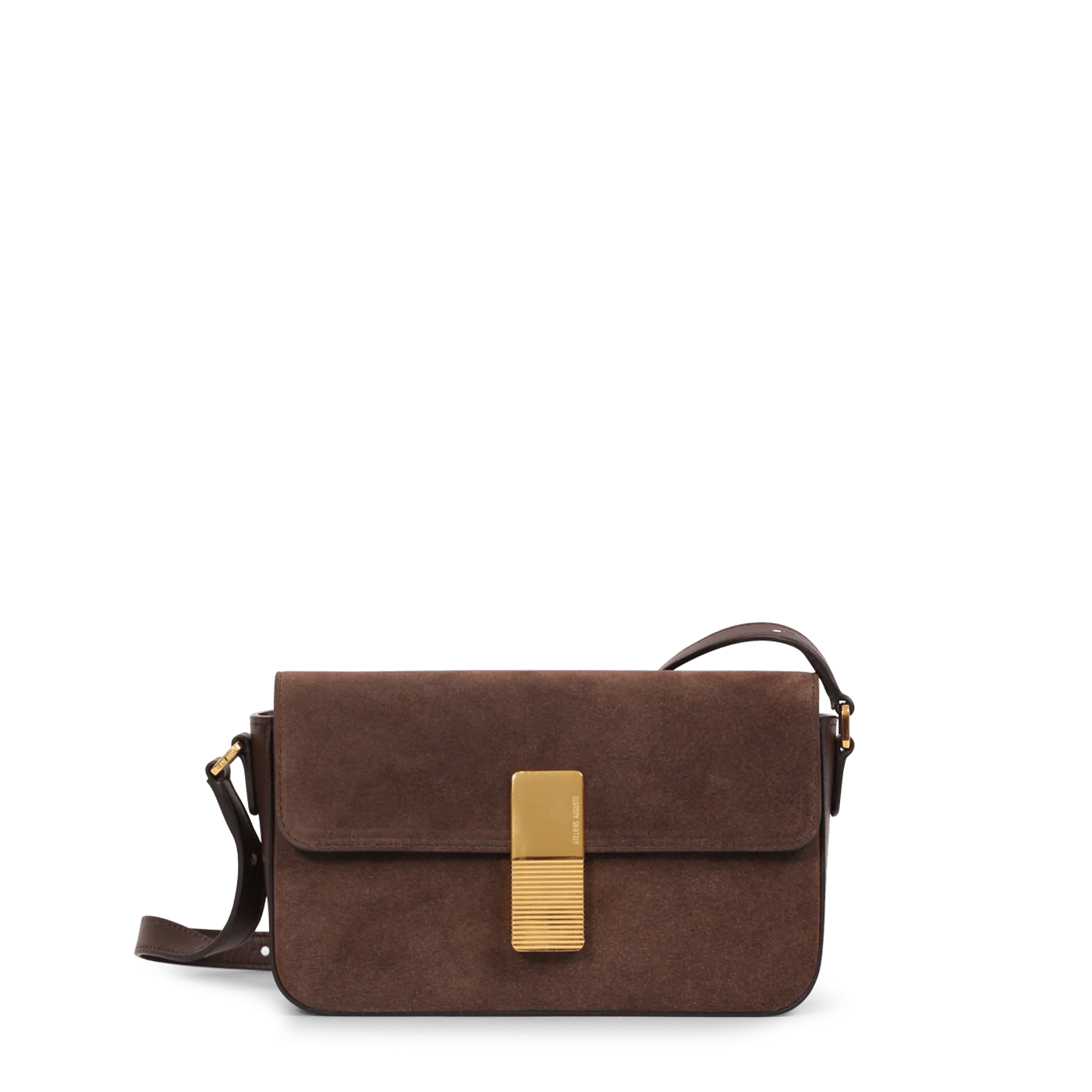 Monceau Baguette - Cuir Velours Chocolat