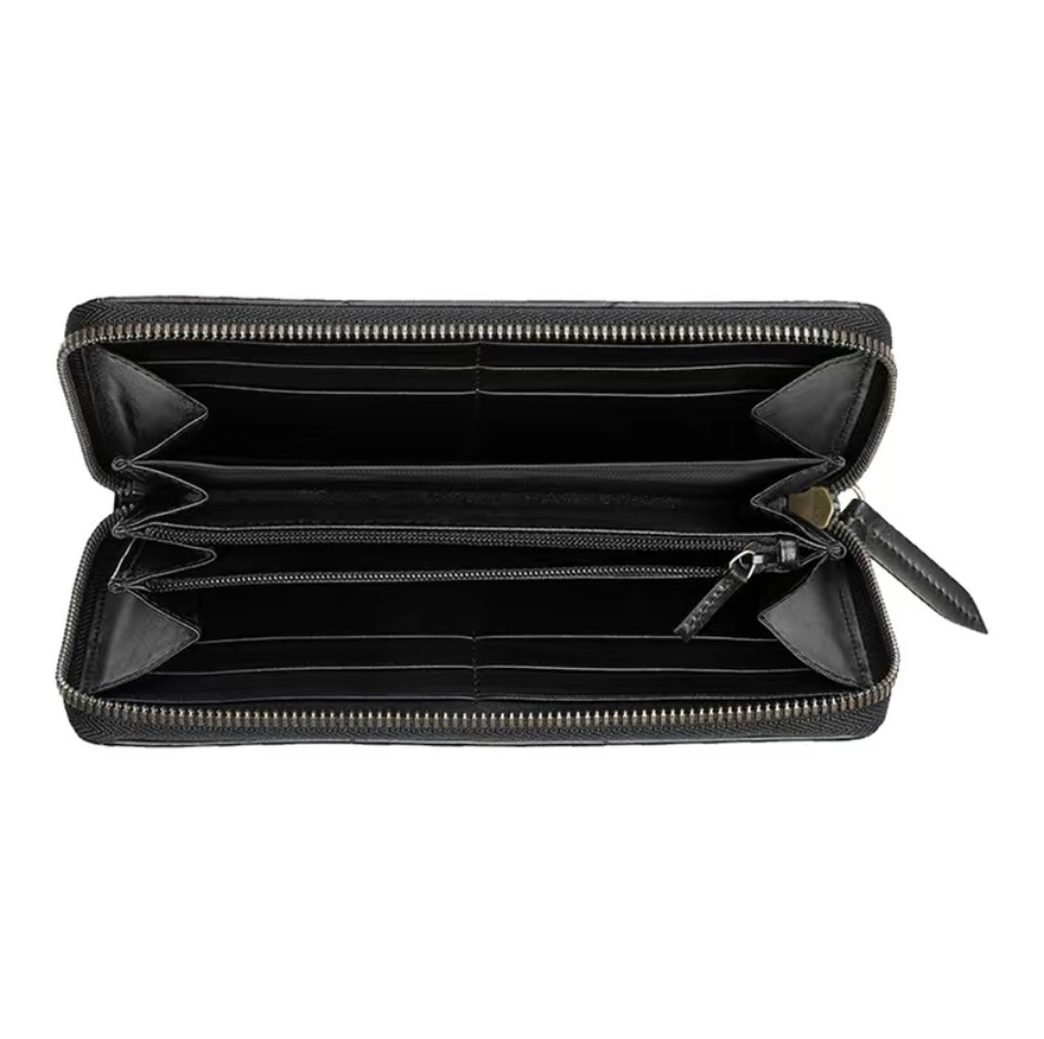 Gucci Unisex GG Long Zipper Wallet