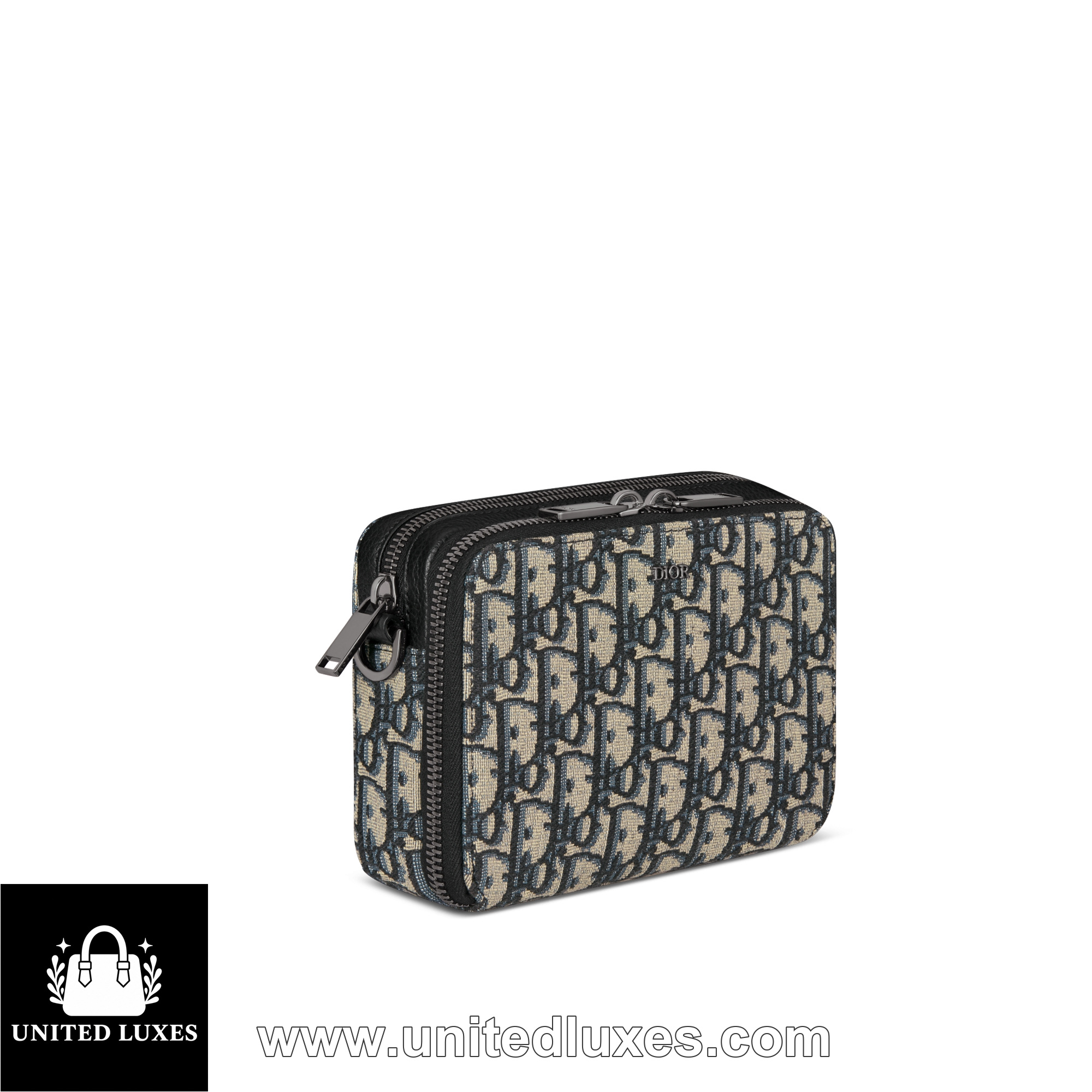 Replica Zipped Pouch with Strap