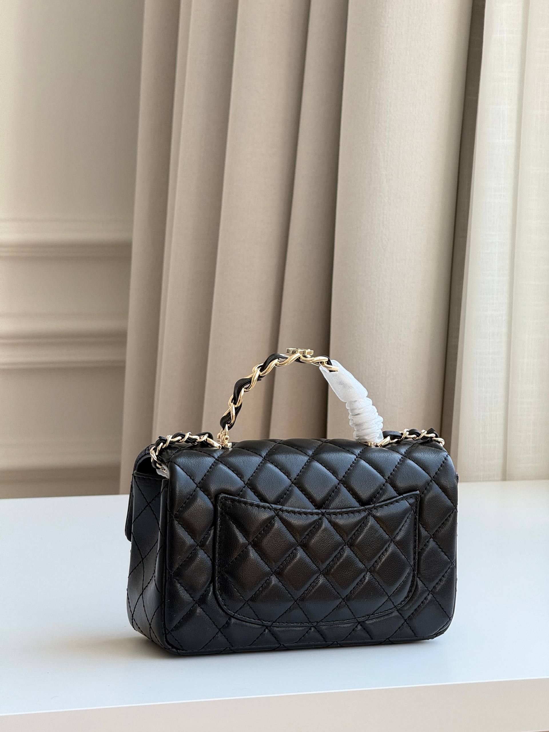 Chanel Mini Classic Flap Bag with Top Handle