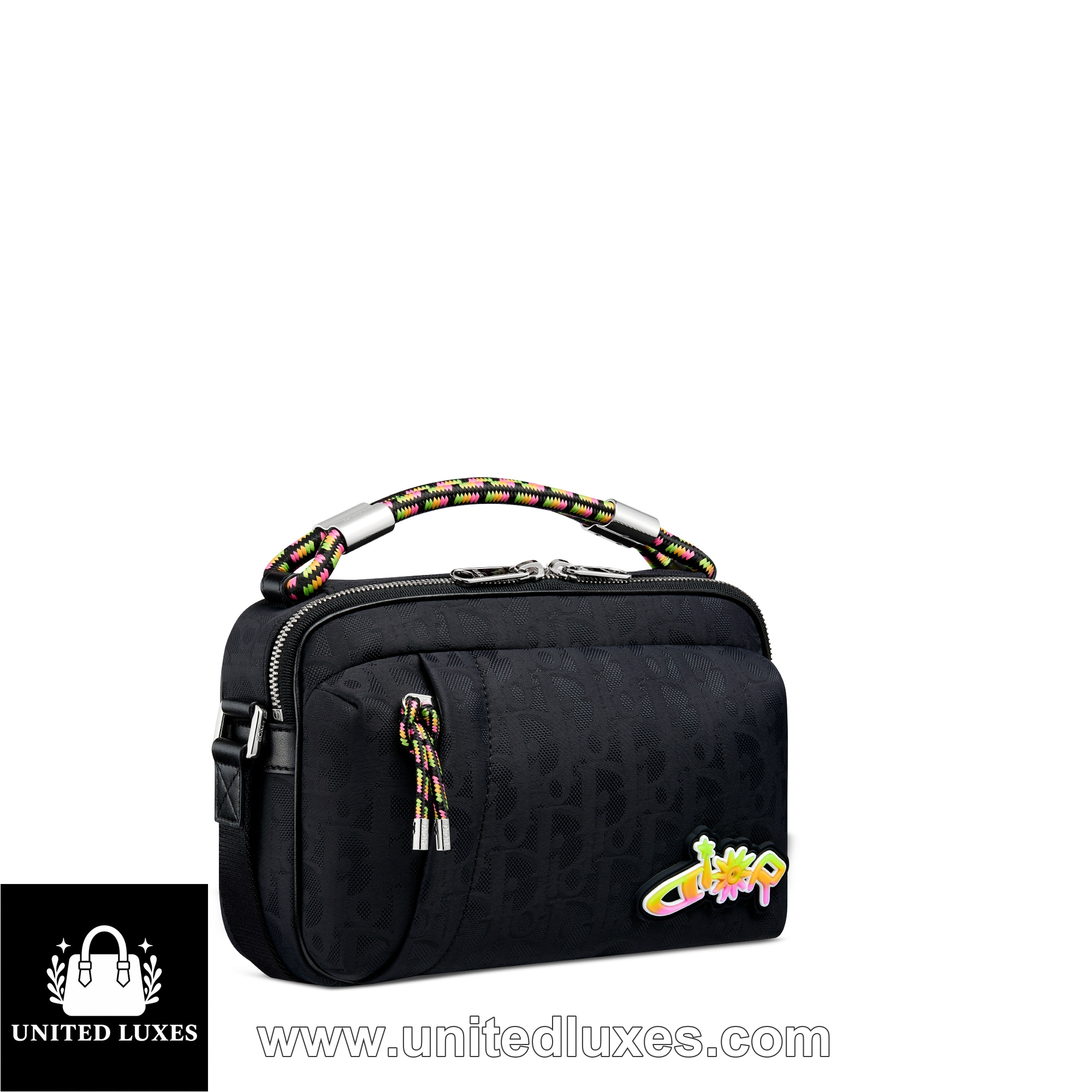 Replica DIOR AND LEWIS HAMILTON Zipped Messenger Bag
