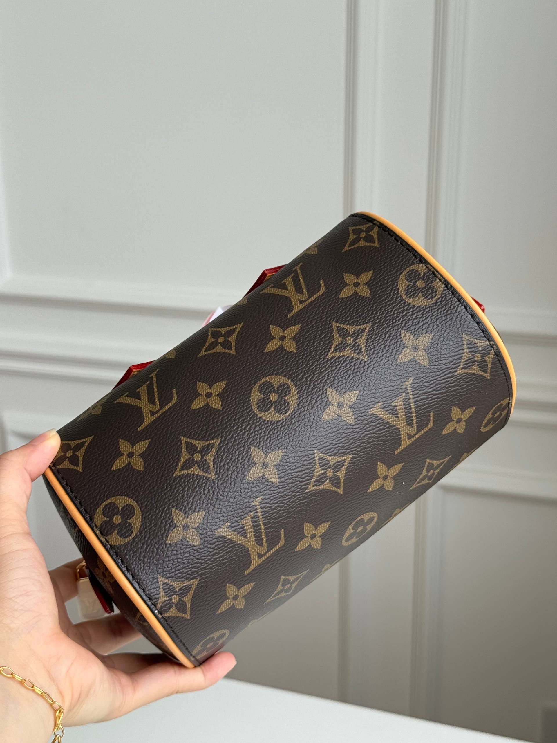 LOUIS VUITTON Nano Cannes Monogram Cylindrical Vanity Bag