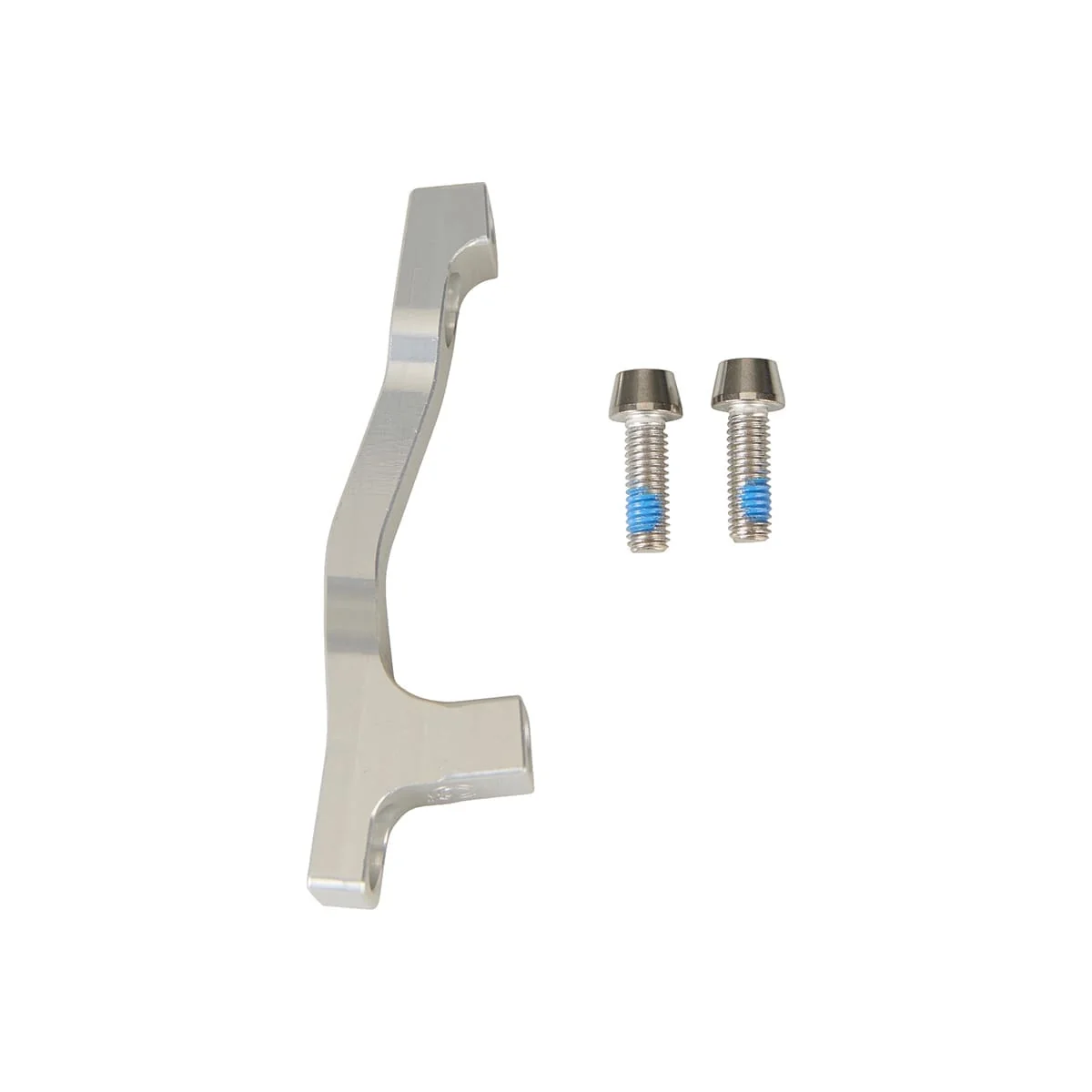 Adaptateur Étrier Avant / Arrière PM / PM HOPE 220mm (+17mm) #HBMQ Argent