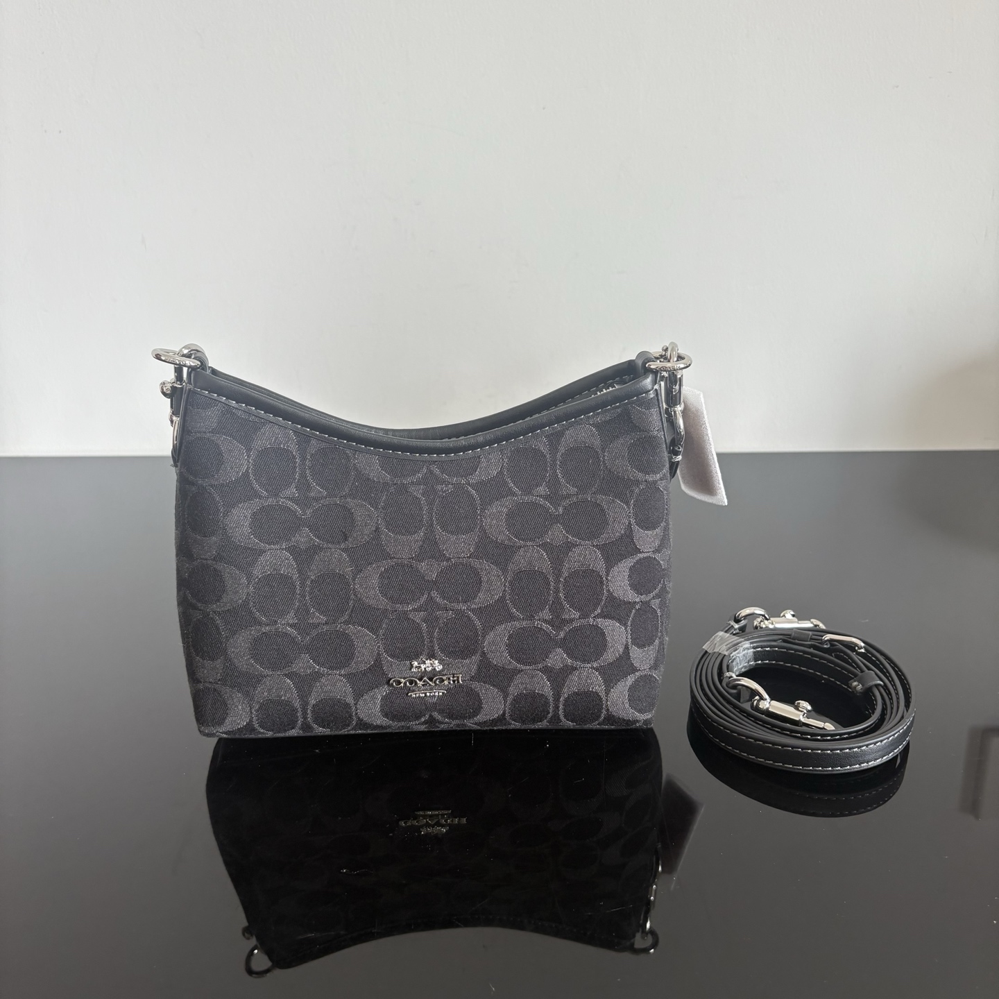 Women Handbag CCZ41 Laurel Small Shoulder Bag In Signature Denim