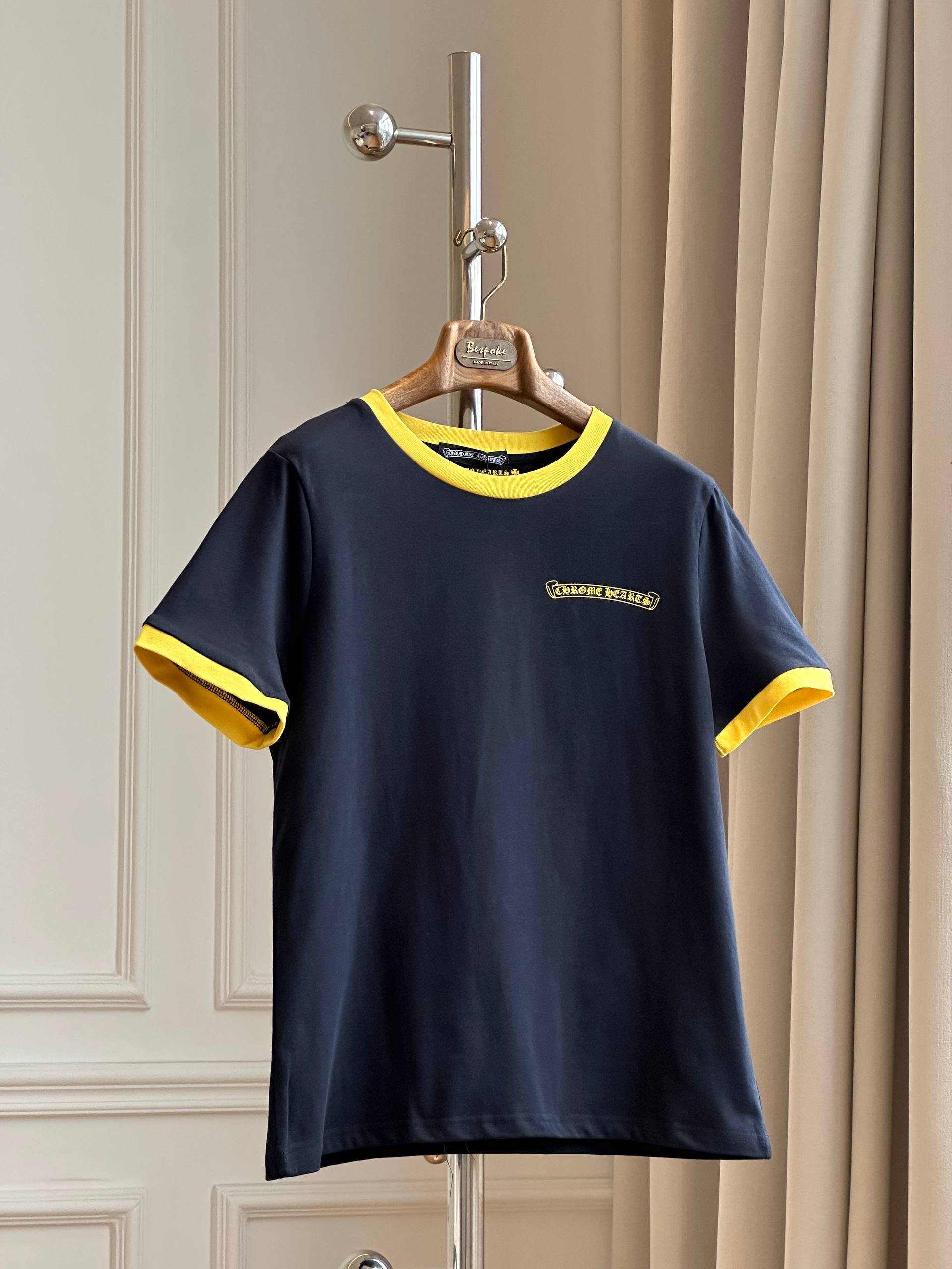 Chrome Hearts Vintage Logo Contrast Trim Short-Sleeve T-Shirt