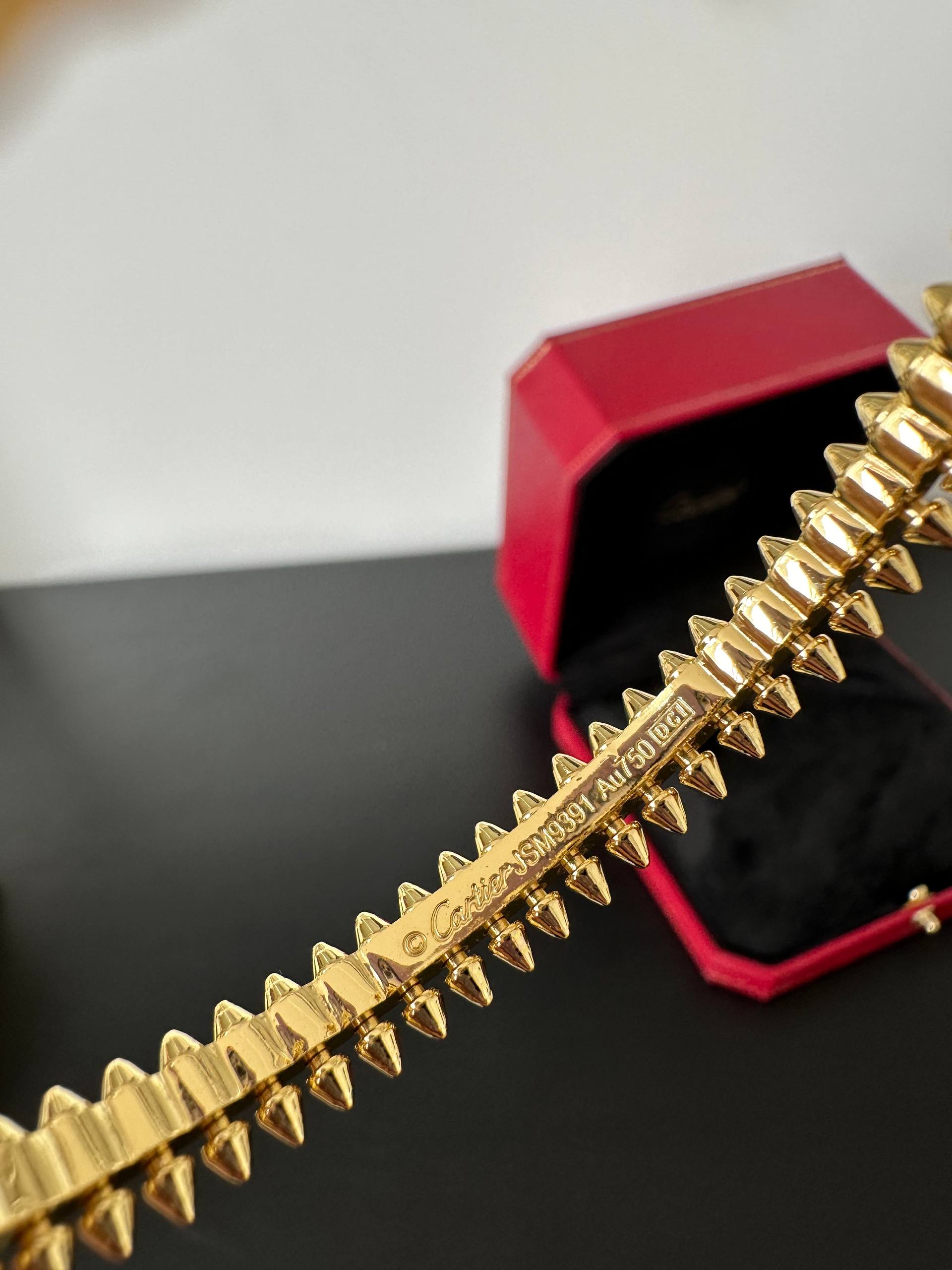Cartier Clash de Cartier Full Stud Yellow Gold Bangle