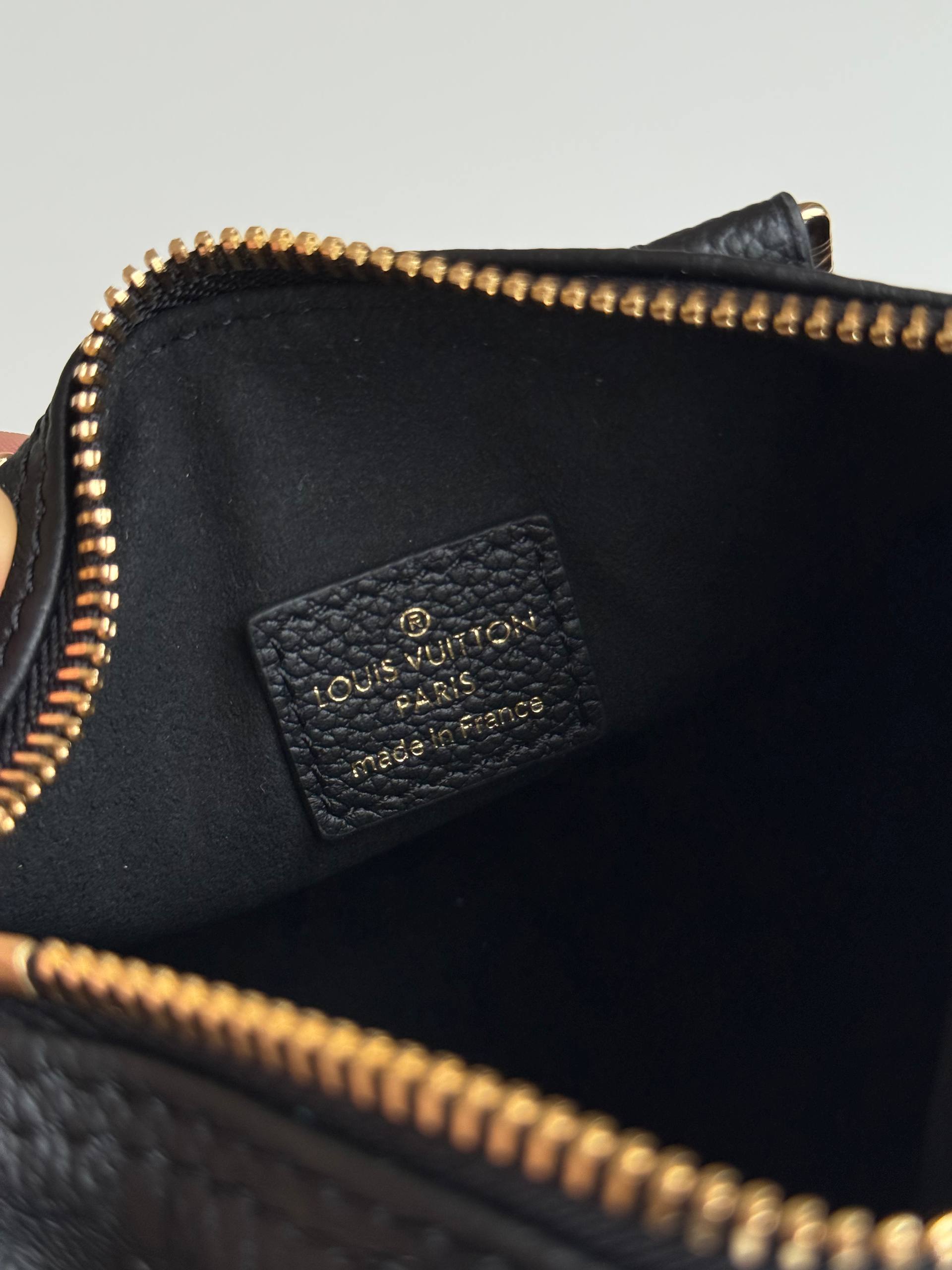 Louis Vuitton Nano Speedy Monogram Empreinte Mini Bag