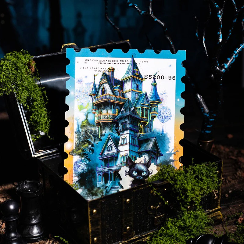 1229 Gothic Dark Castle Planner Stickers