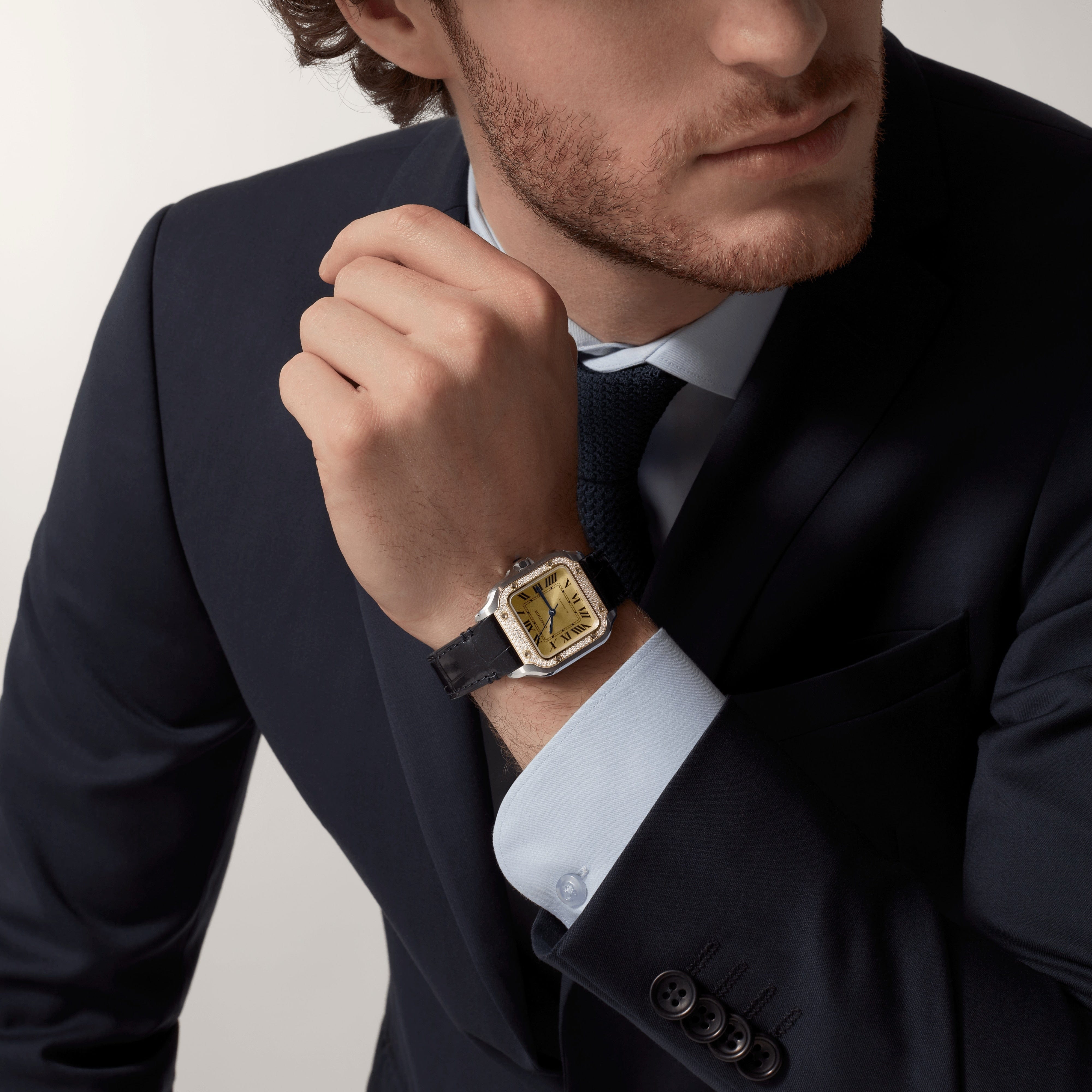 Santos de Cartier watch CRW3SA0007【1:1 Replica】