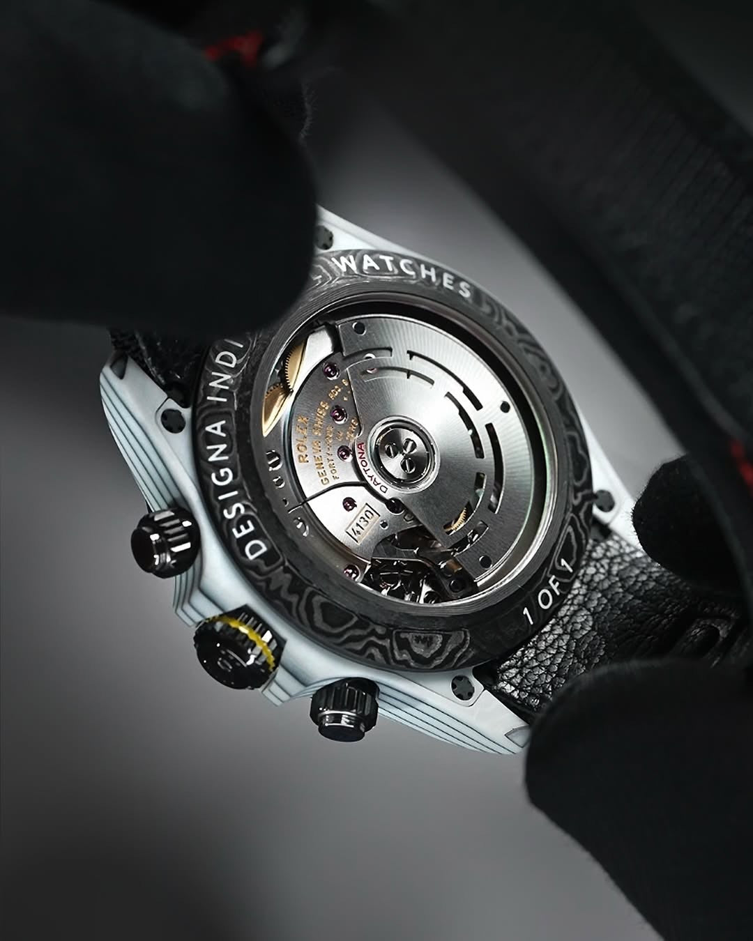 DiW Rolex Daytona FERRARI WATCH CarboQuartz【1:1 Replica】