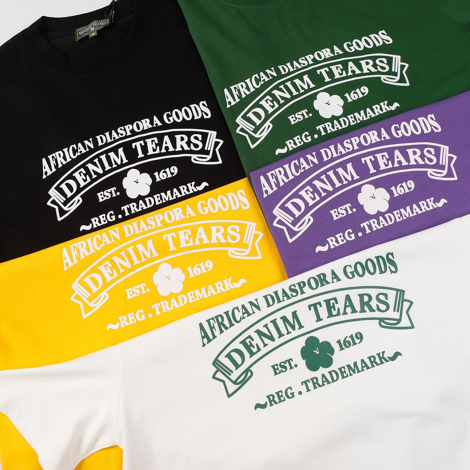 Silk cotton african diaspora goods oil painting tshirt