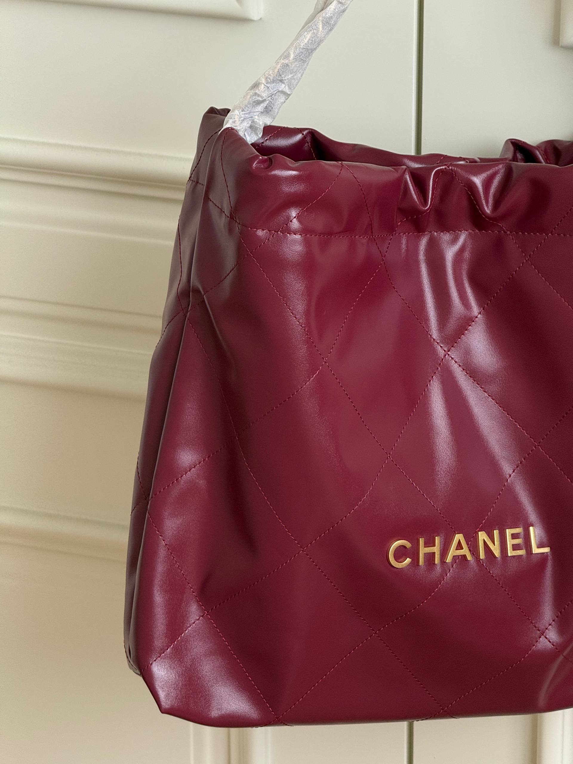 Limited Edition Burgundy Chanel 22 Bag