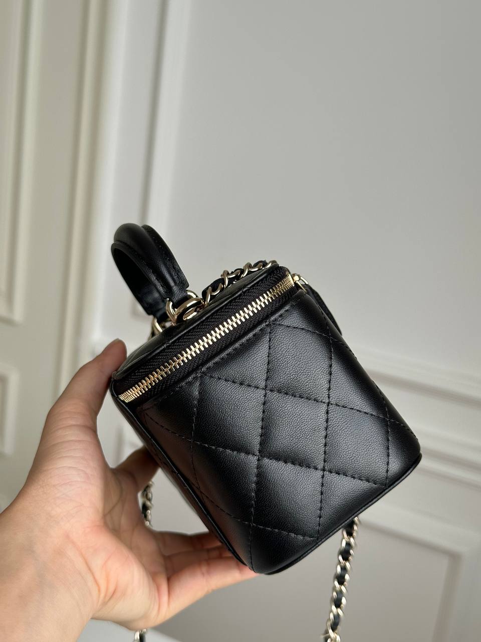 CHANEL Vanity Case Top Handle Bag