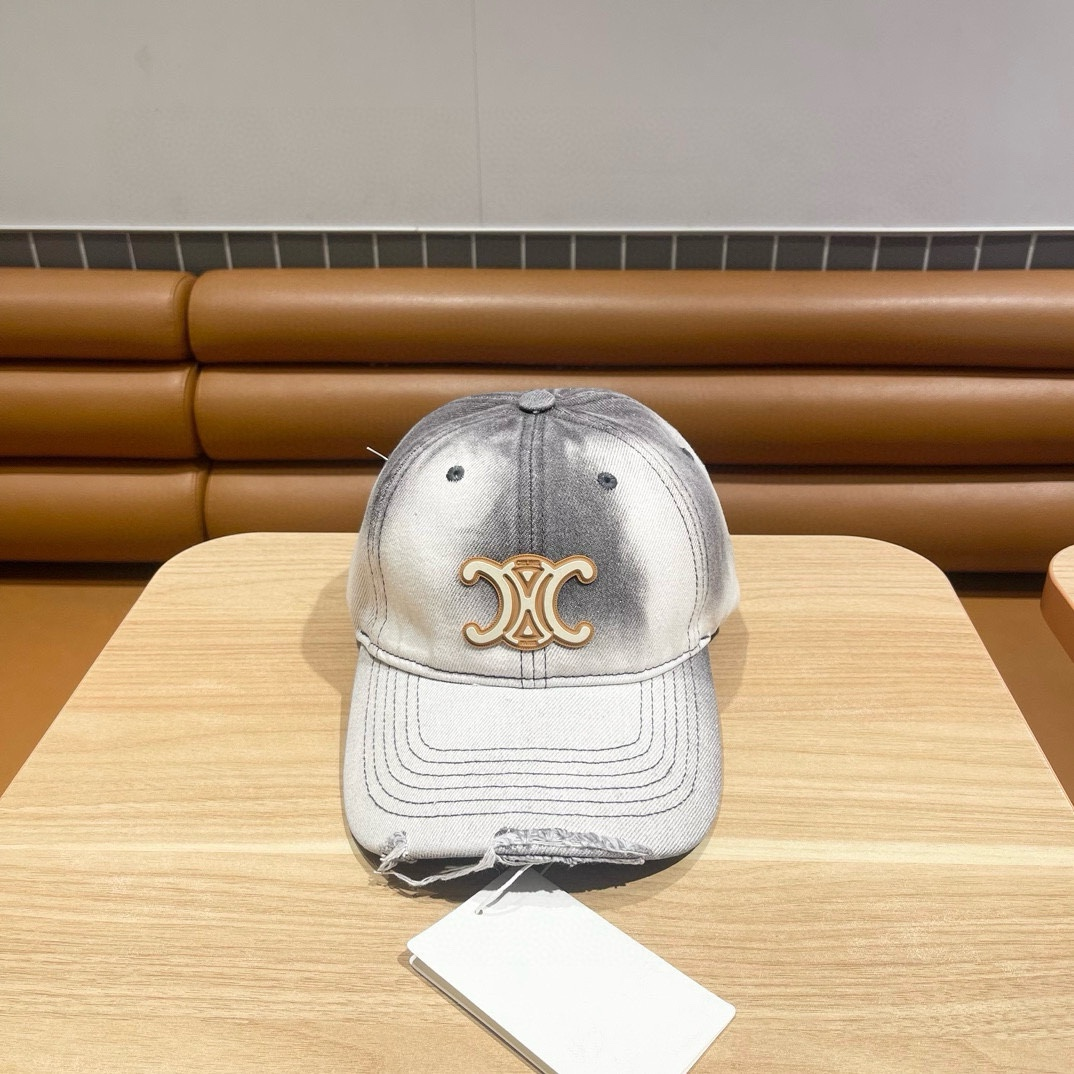 Ceiline Vintage Ripped Baseball Cap Sunhat