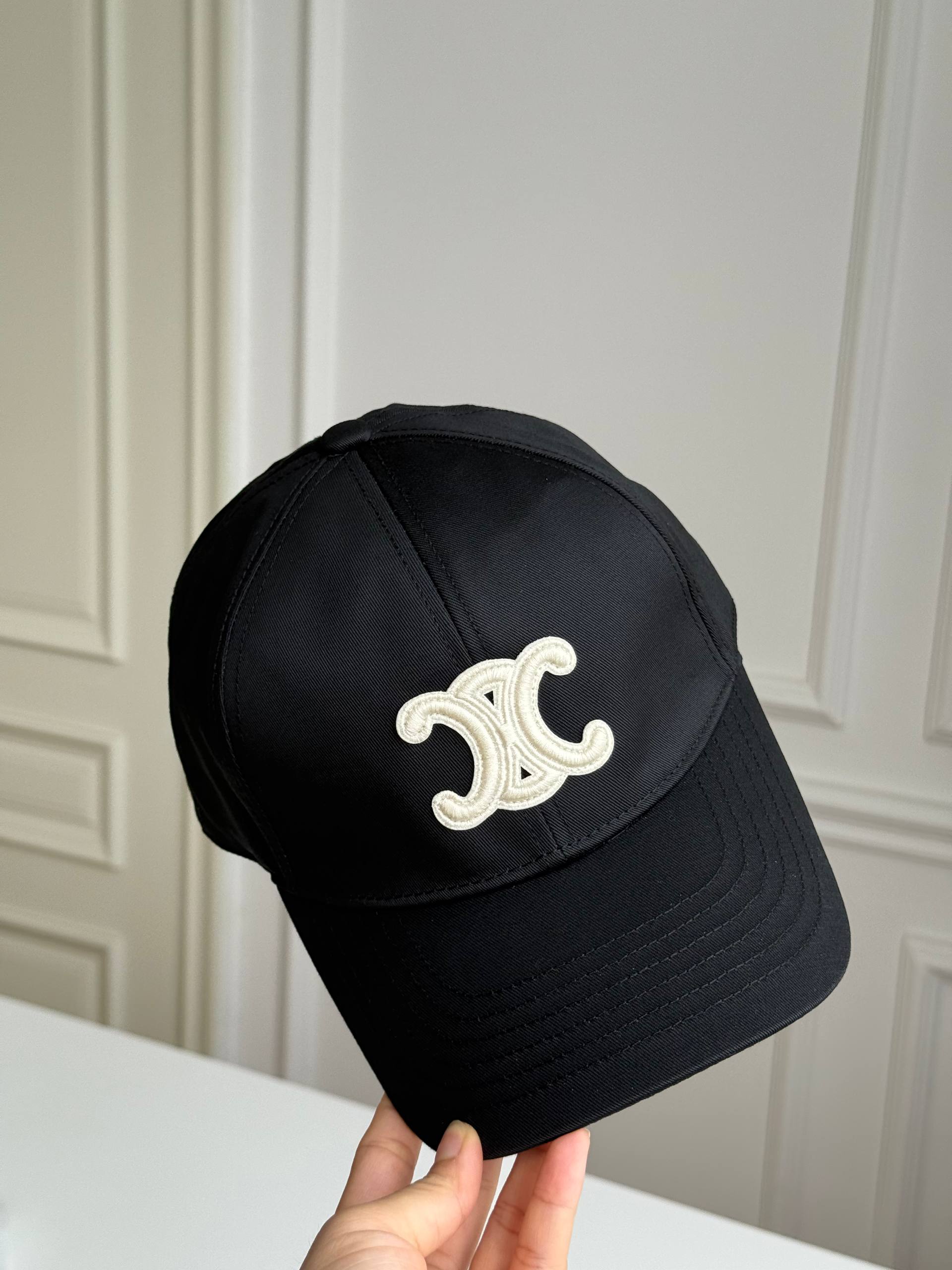 Celine Triomphe Embroidered Baseball Cap