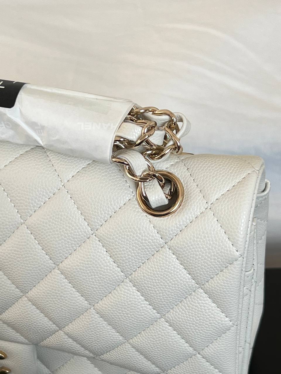 CHANEL Classic Flap Medium/Small Caviar Leather Bag