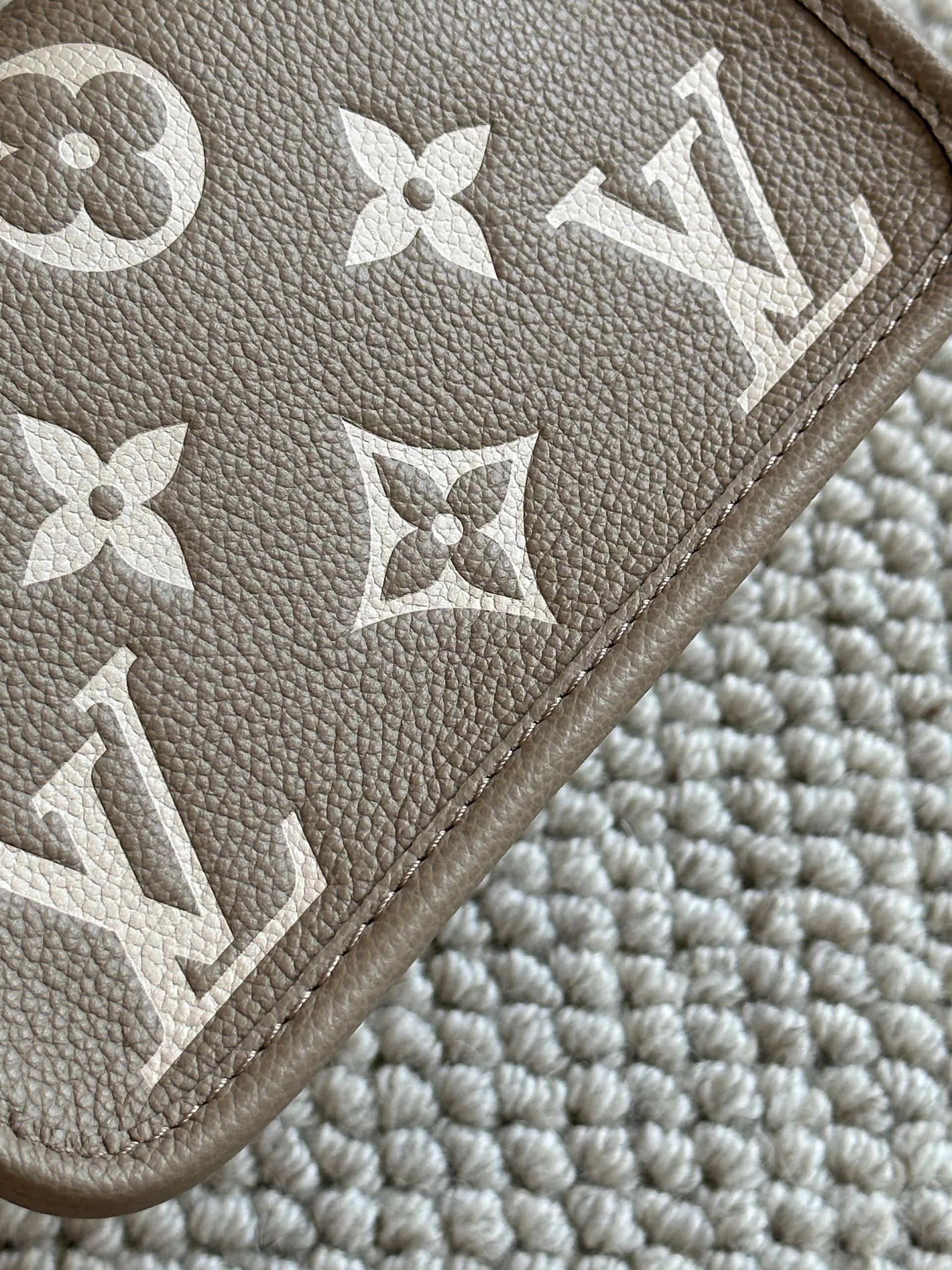 Louis Vuitton Grey Monogram Embossed Mini Metis Messenger Bag