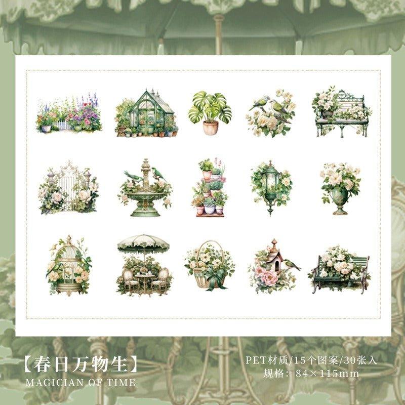 1021 Italian bird prt sticker pack time magician