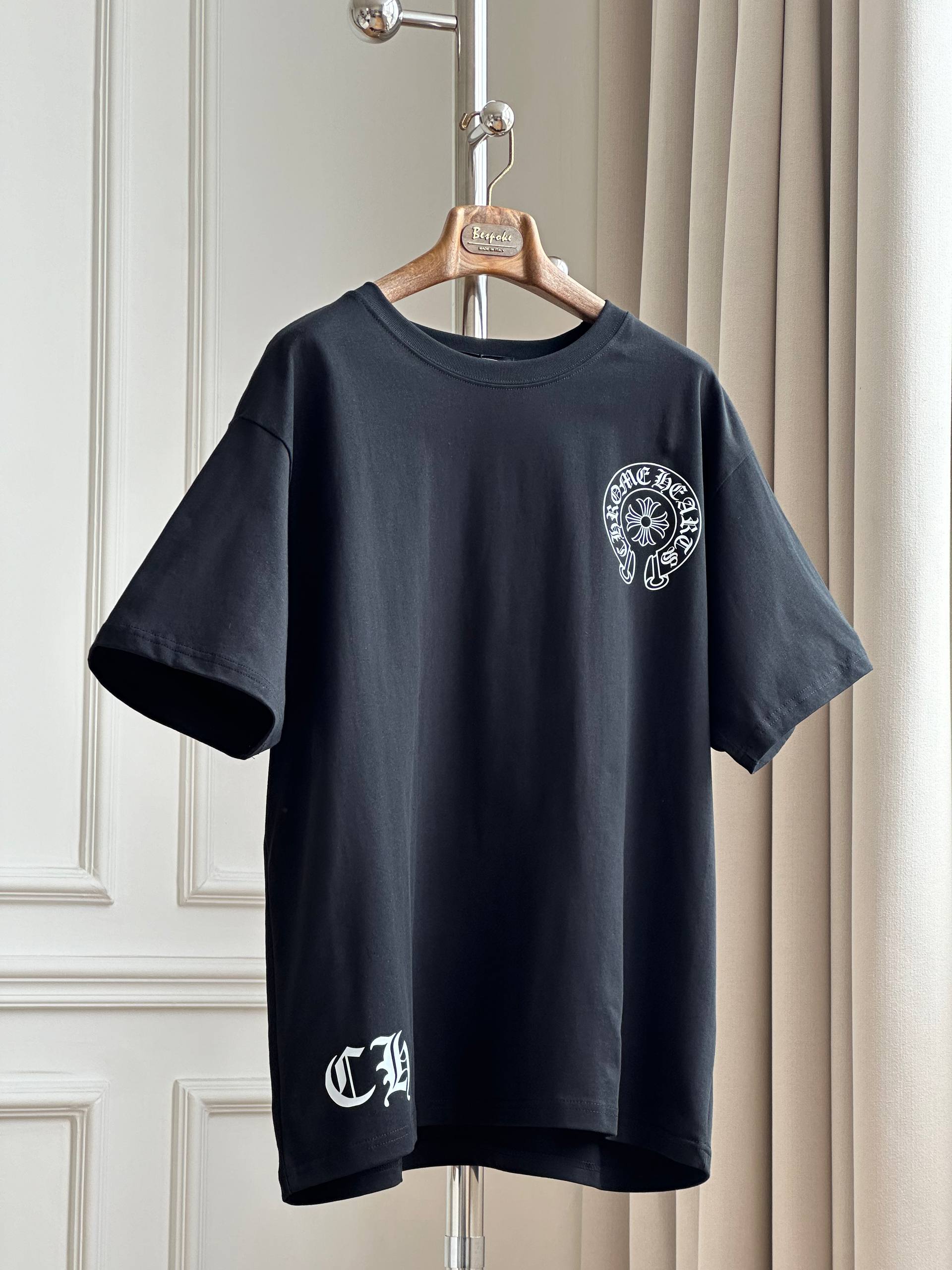 Chrome Hearts Horseshoe Logo Graphic T-Shirt