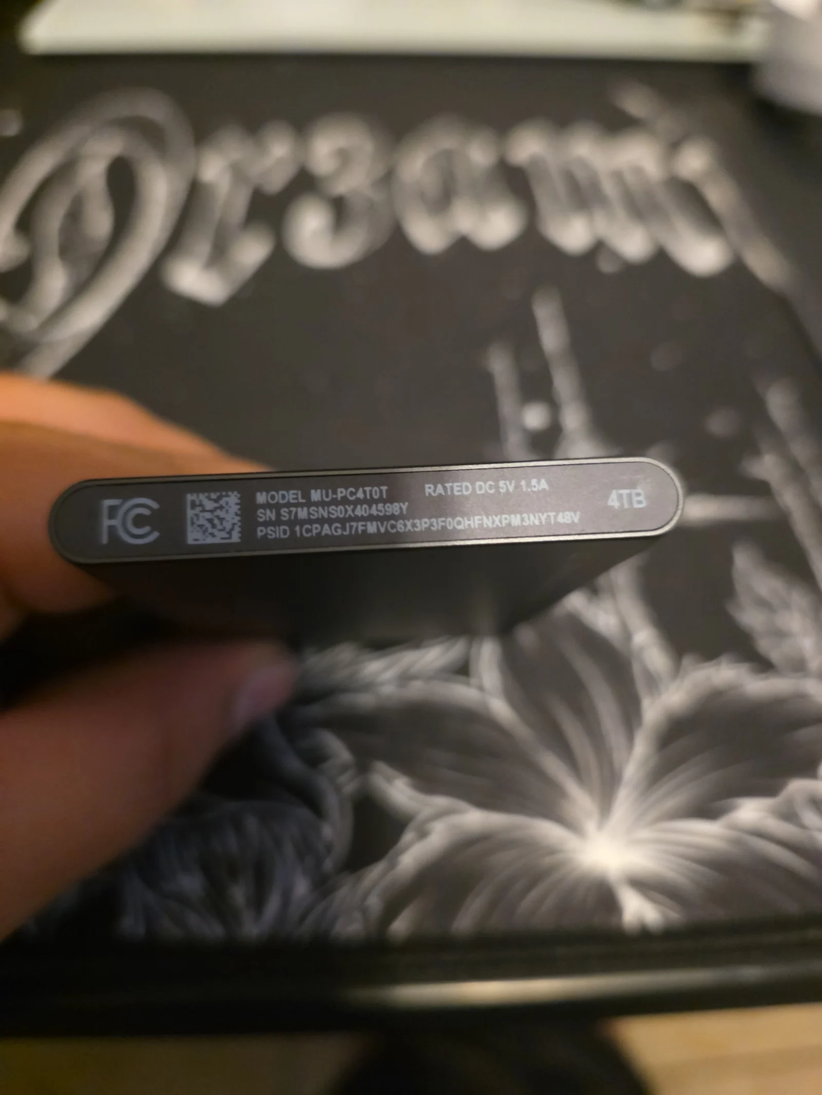 Samsung T7 4TB Portable SSD Like new 0A553