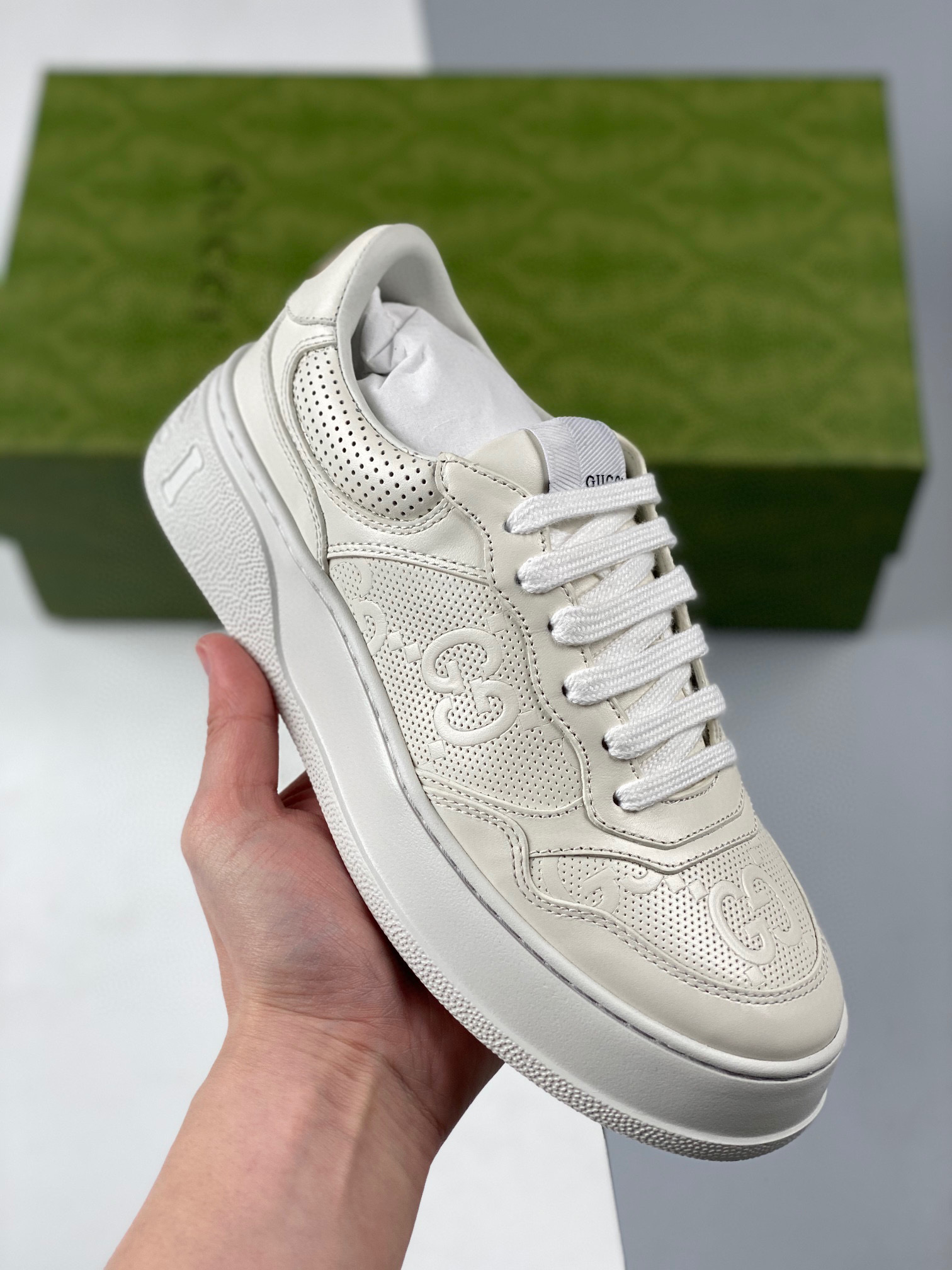 Gucci Screener GG Sneaker White