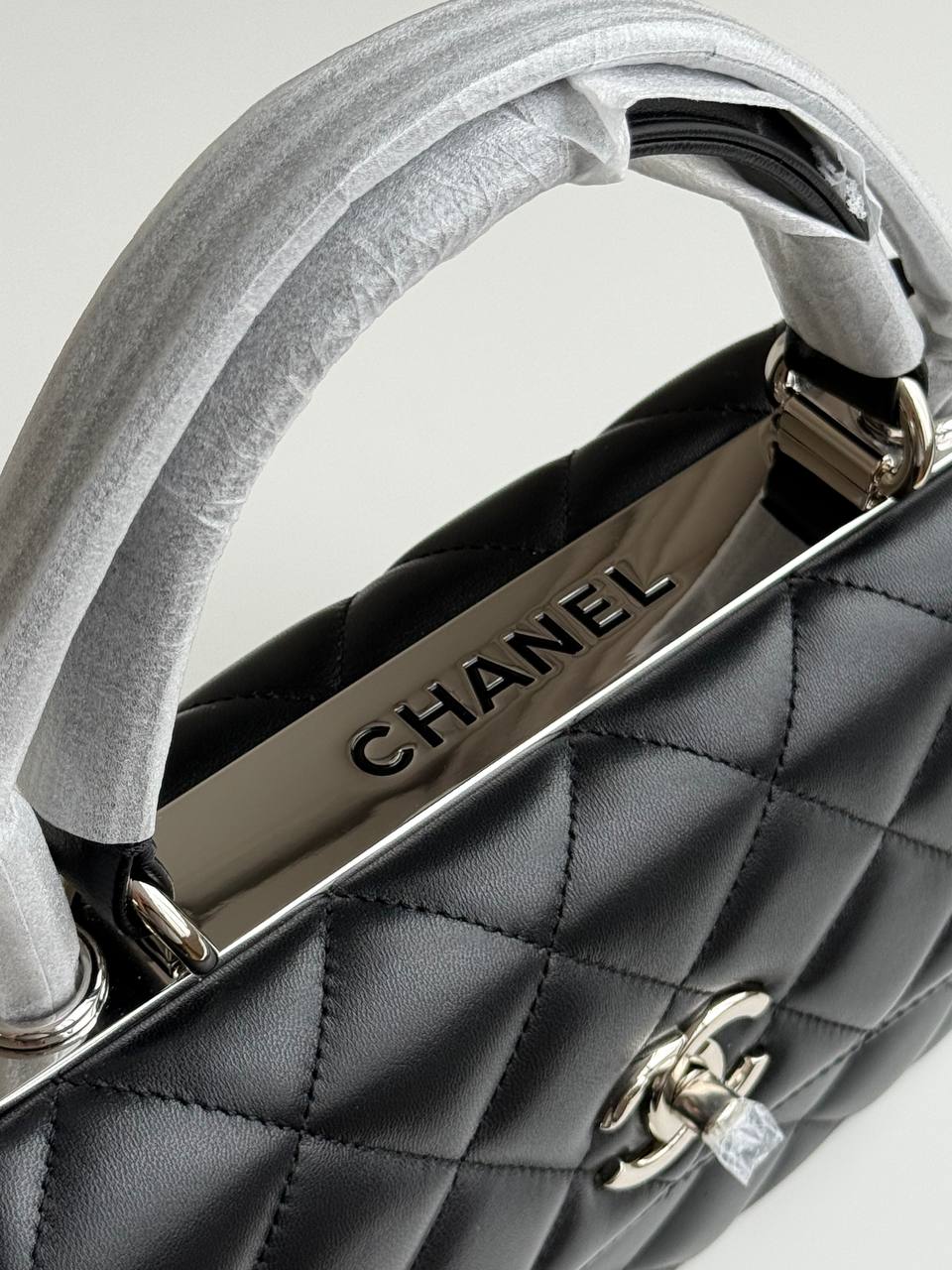 Chanel Trendy CC Small Quilted Top Handle Bag