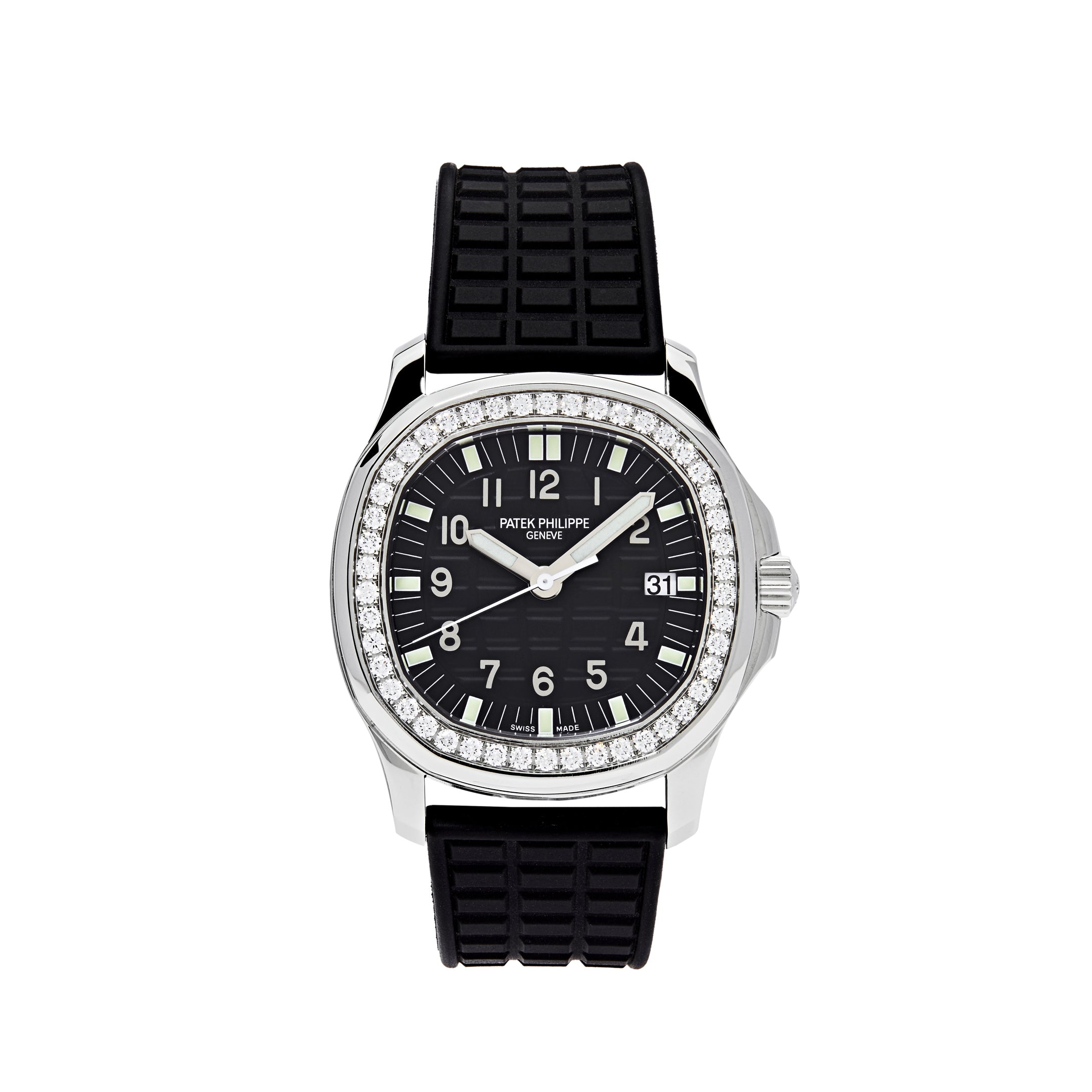 Patek Philippe Aquanaut Steel Black Dial Diamond Bezel 5067A-001【1:1 Replica】
