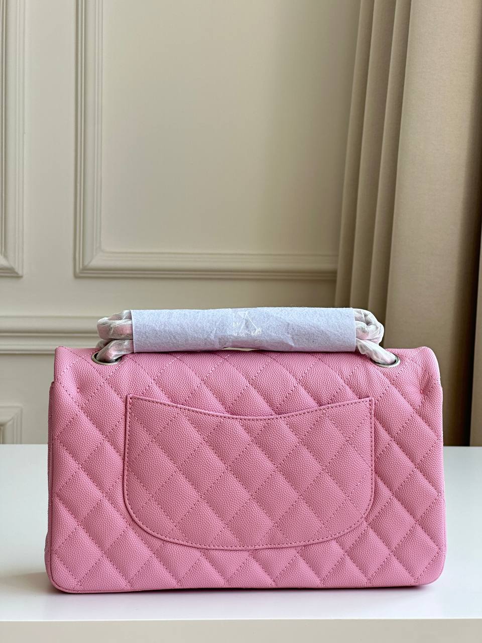 Chanel Medium Classic Flap Quilted Caviar Leather Bag
