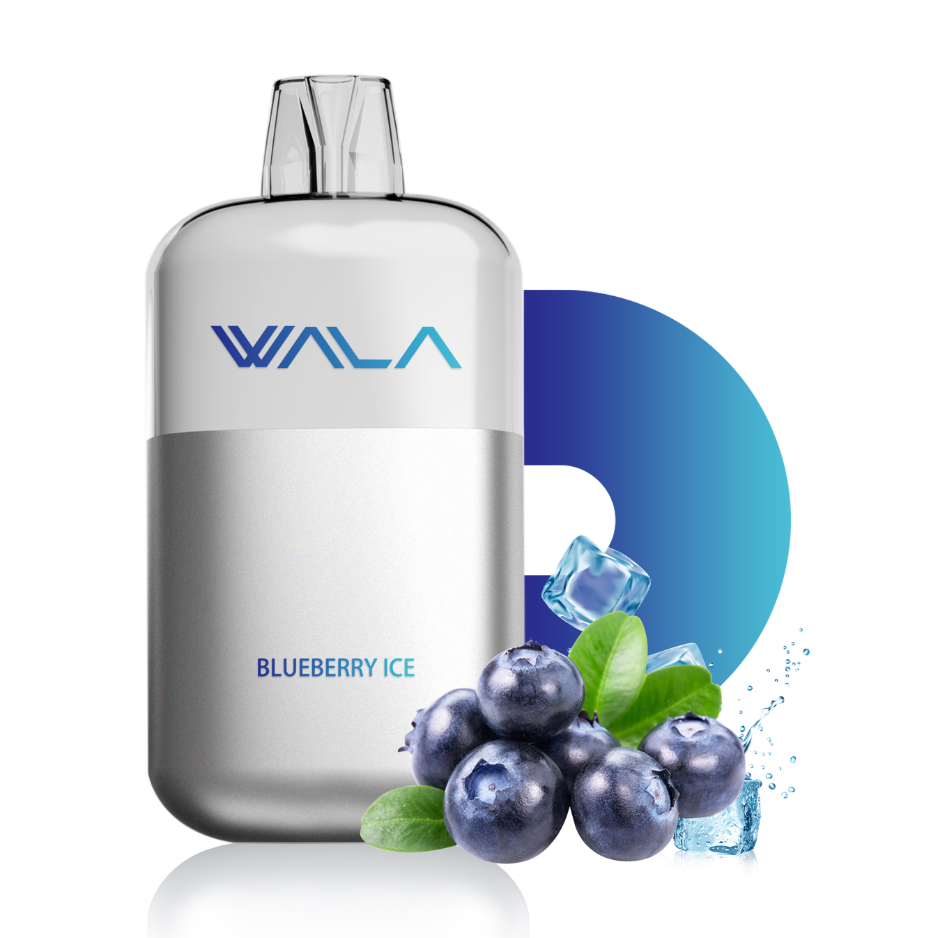 WALA POP 10000 PUFFS-blueberry ice