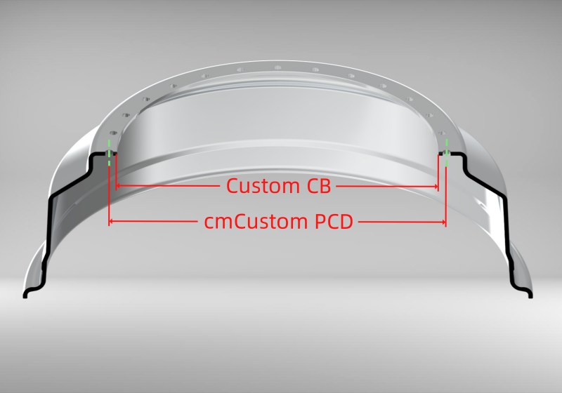 Custom 17-19 Inch Triple Step Inner Barrel Straight Flange