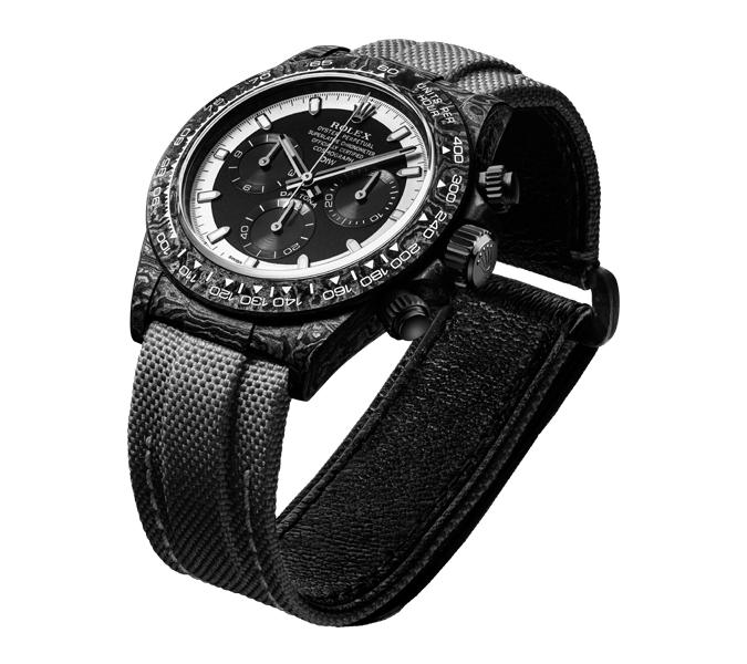 ROLEX Diw Daytona carbon cream invert 40mm oyster black【1:1 Replica】