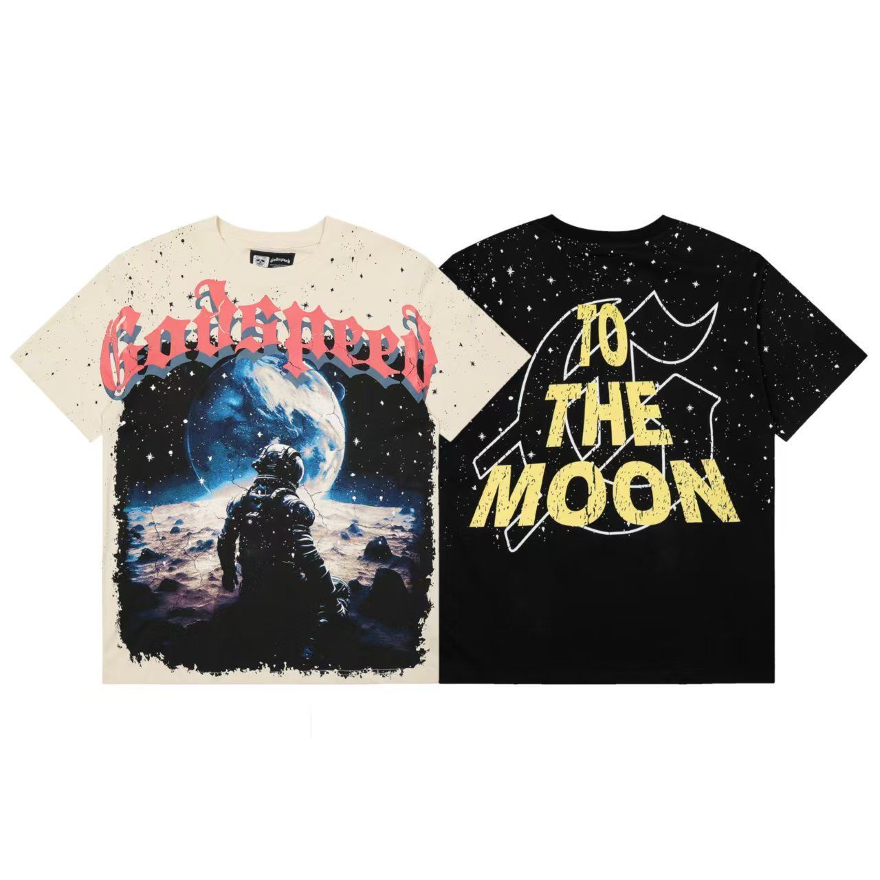 Godspeed Go to the Moon Tee 2 Colors