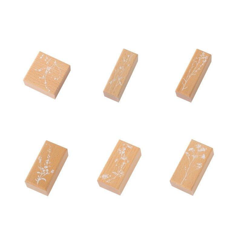 7009 Beech Wood Stamps Flowering Branch Series