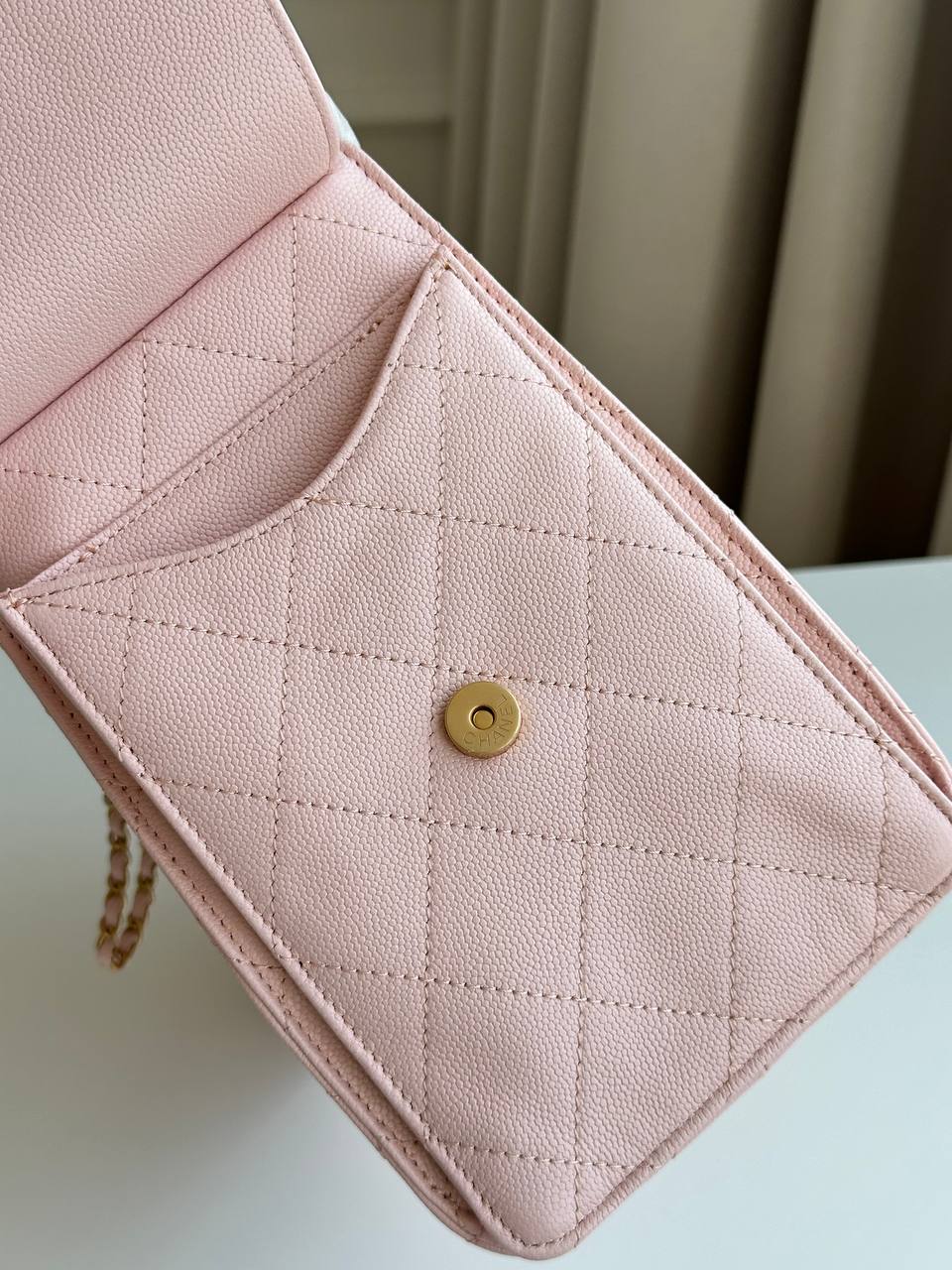 Chanel 25 Quilted Caviar Leather Bucket Tote Bag