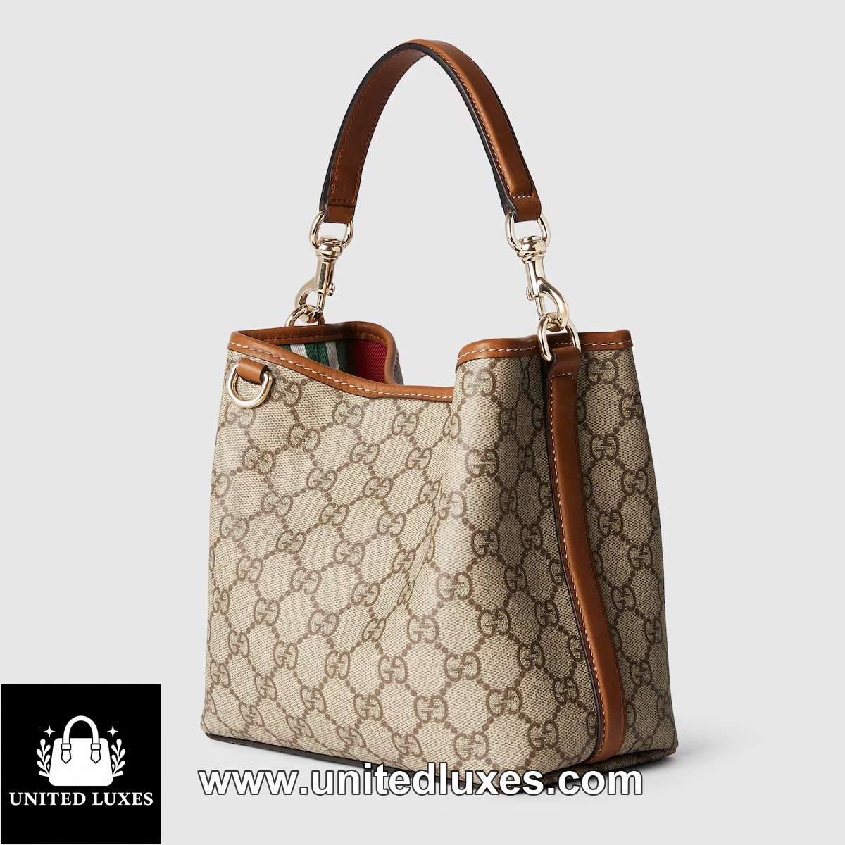 Replica GG Emblem small bucket bag