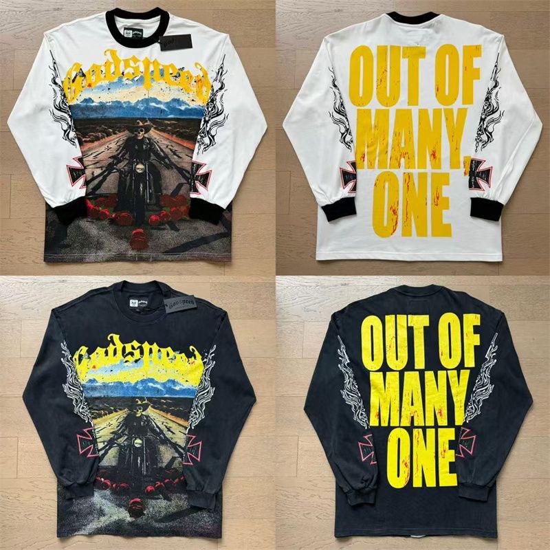 Godspeed Motorcycle Rose Longsleeve 2 Colors