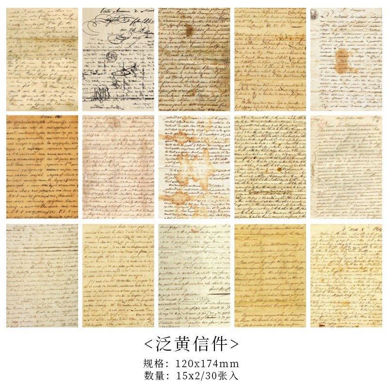 2068 Sketchy Paper Classical Letter Series